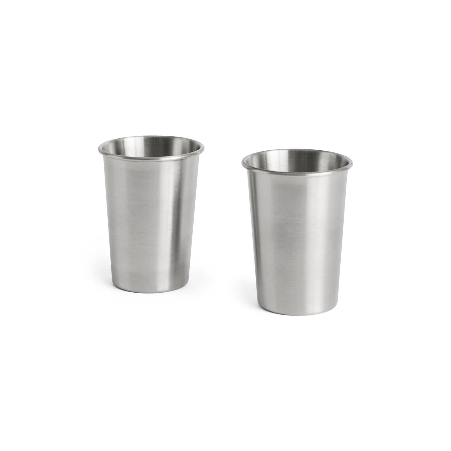 Outdoor Market Steel Cups – Set of 2