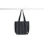 Black with beige stripe