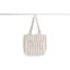Beige with blue stripe