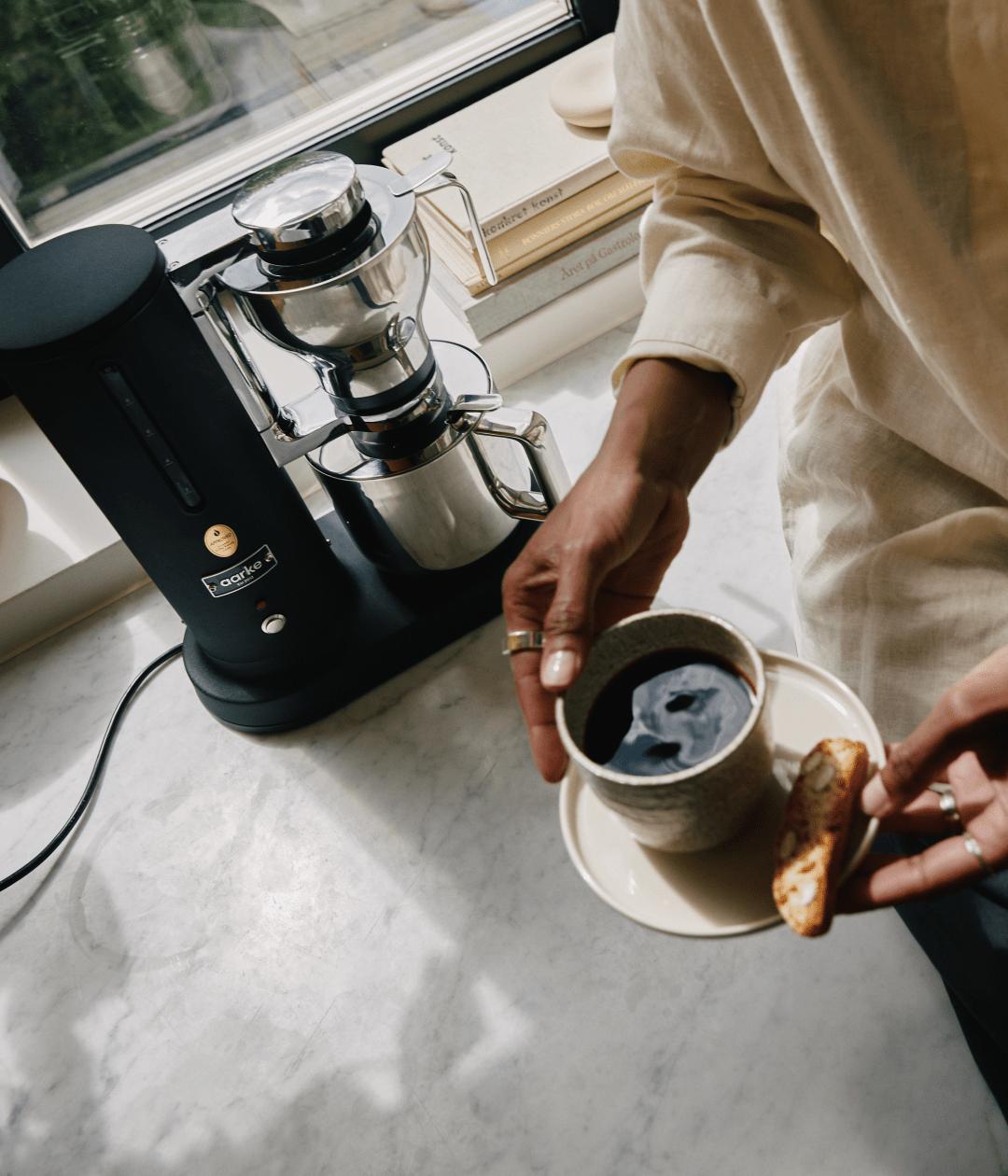 Kaffeemaschine Mattschwarz