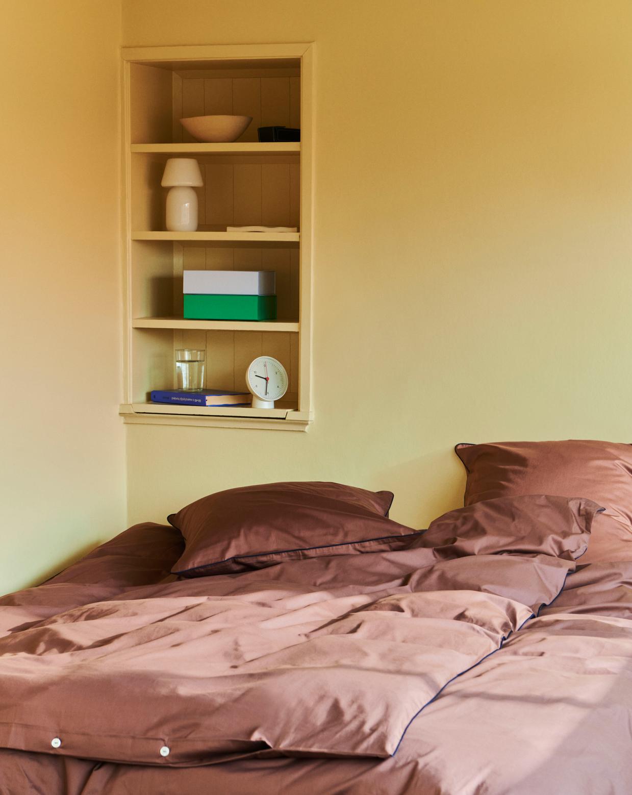 Outline Duvet Cover - Milk Chocolate