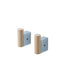 Oak/Pale Blue - Set of 2