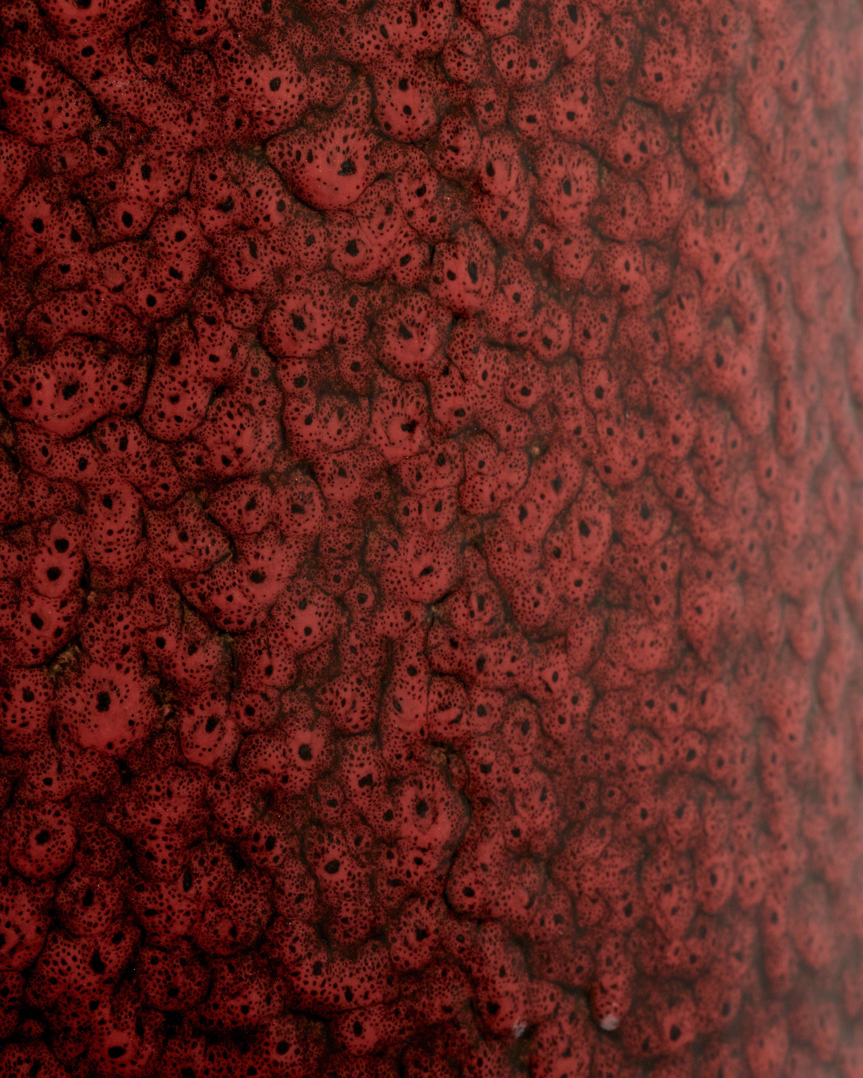 Side Table Dark Red Geometrical Pawn