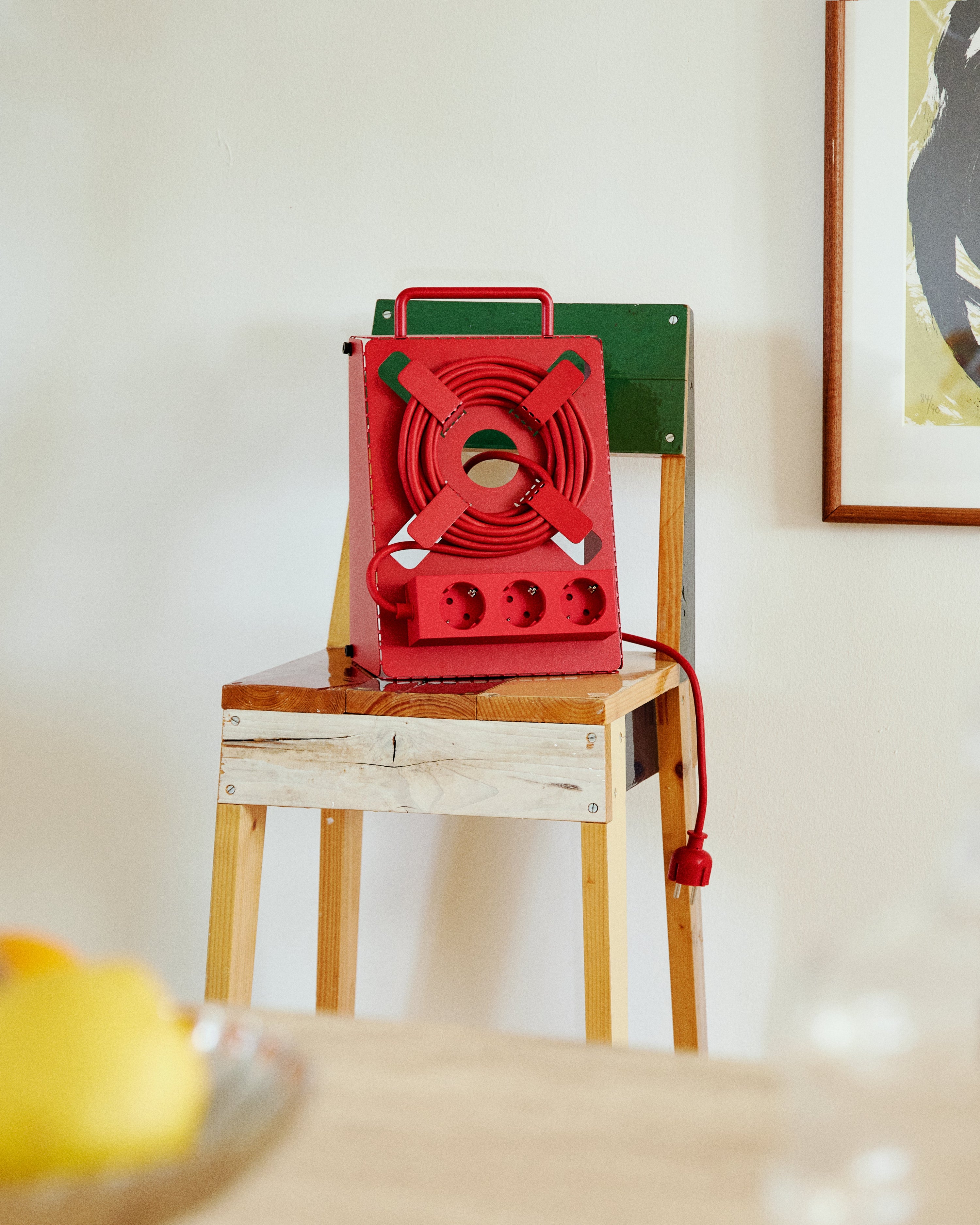 Cable Stand - Fire Red