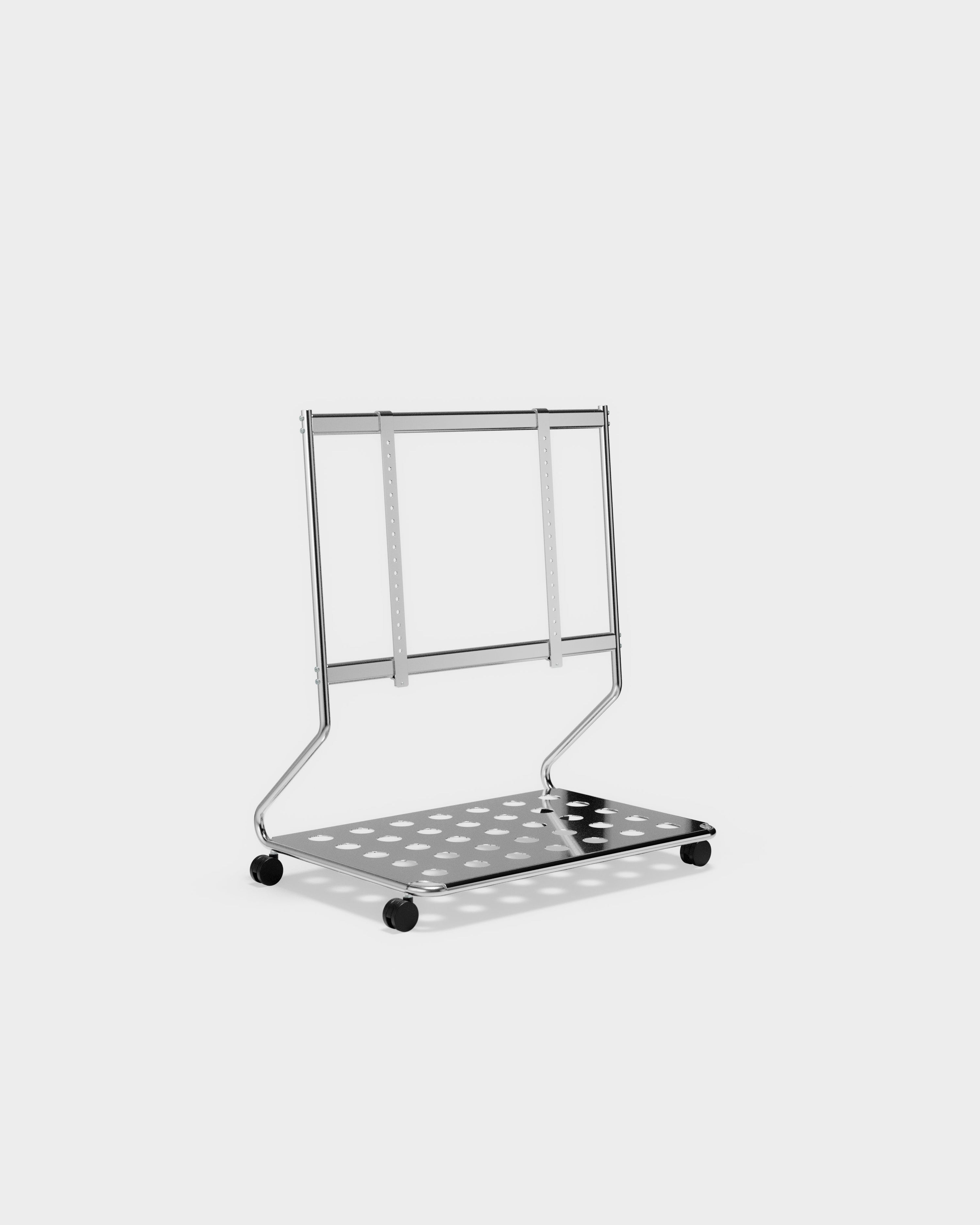 Disco TV Stand - Chrome