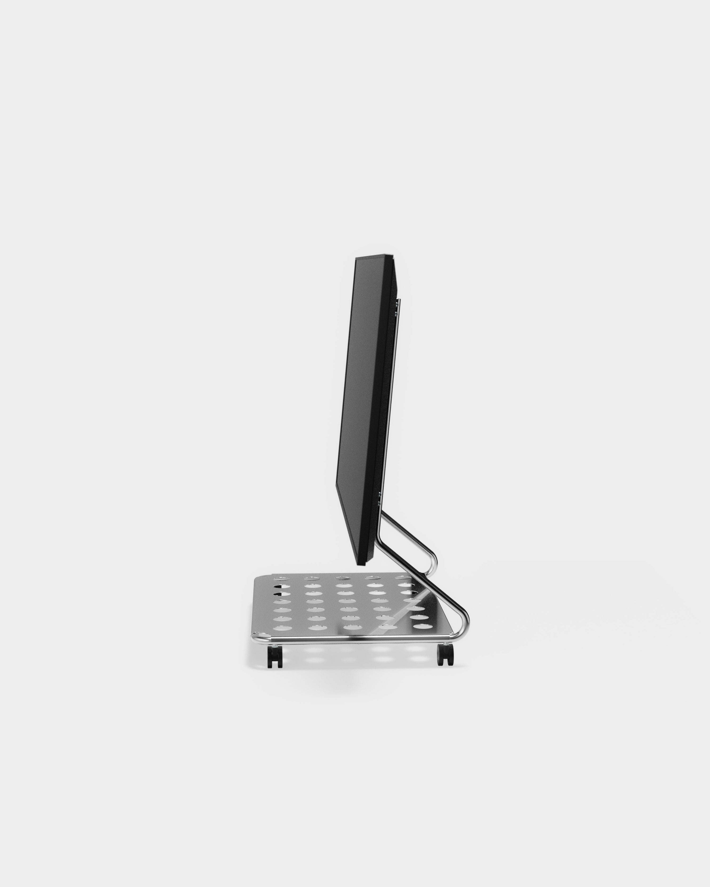 Disco TV Stand - Chrome