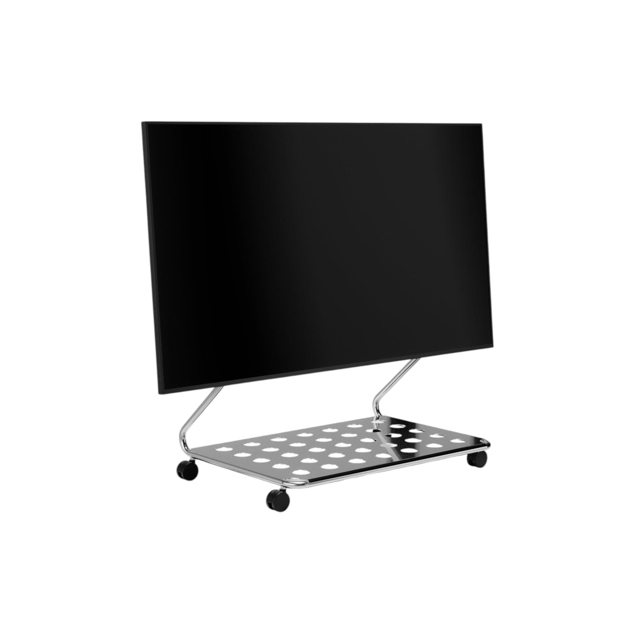 Disco TV Stand - Chrome