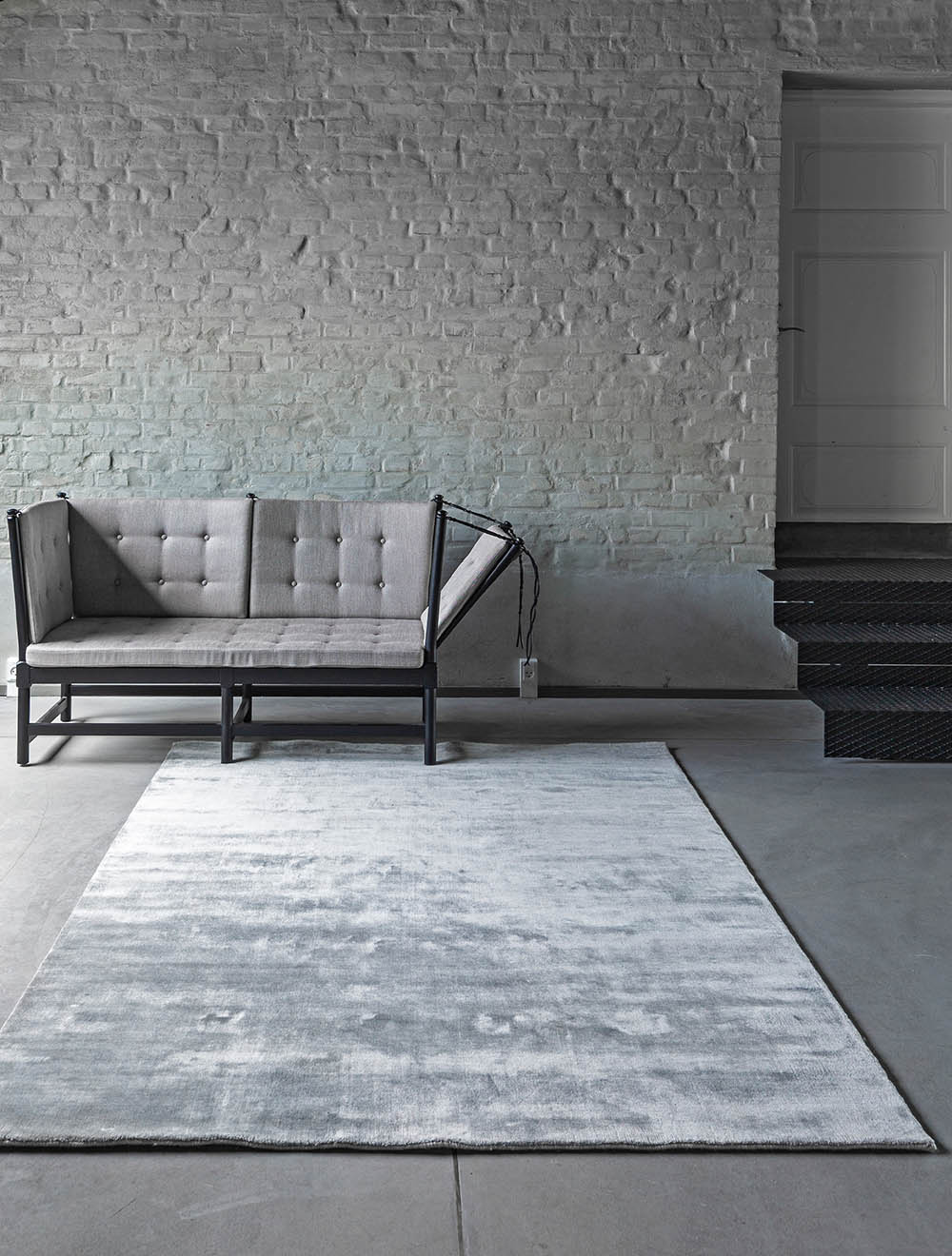 Concrete - Earth Bamboo Teppich