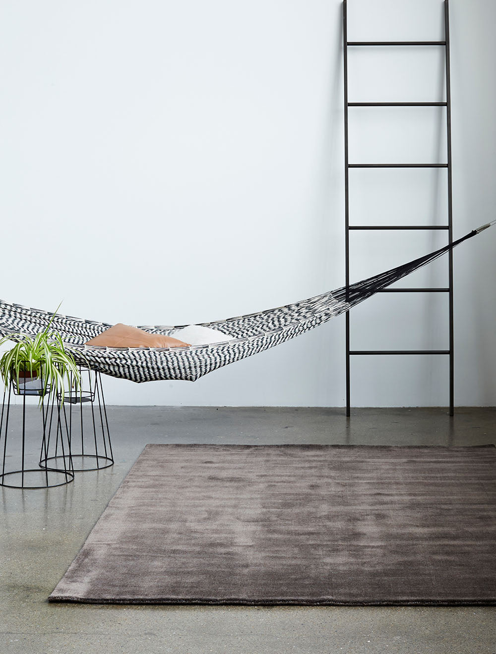 Warm Grey - Earth Bamboo Teppich