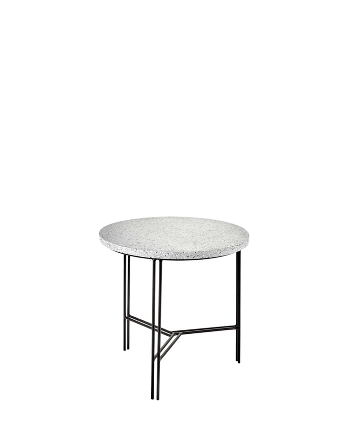 Sidetable Black/Grey Terrazzo M Metal Sculptures – Serax