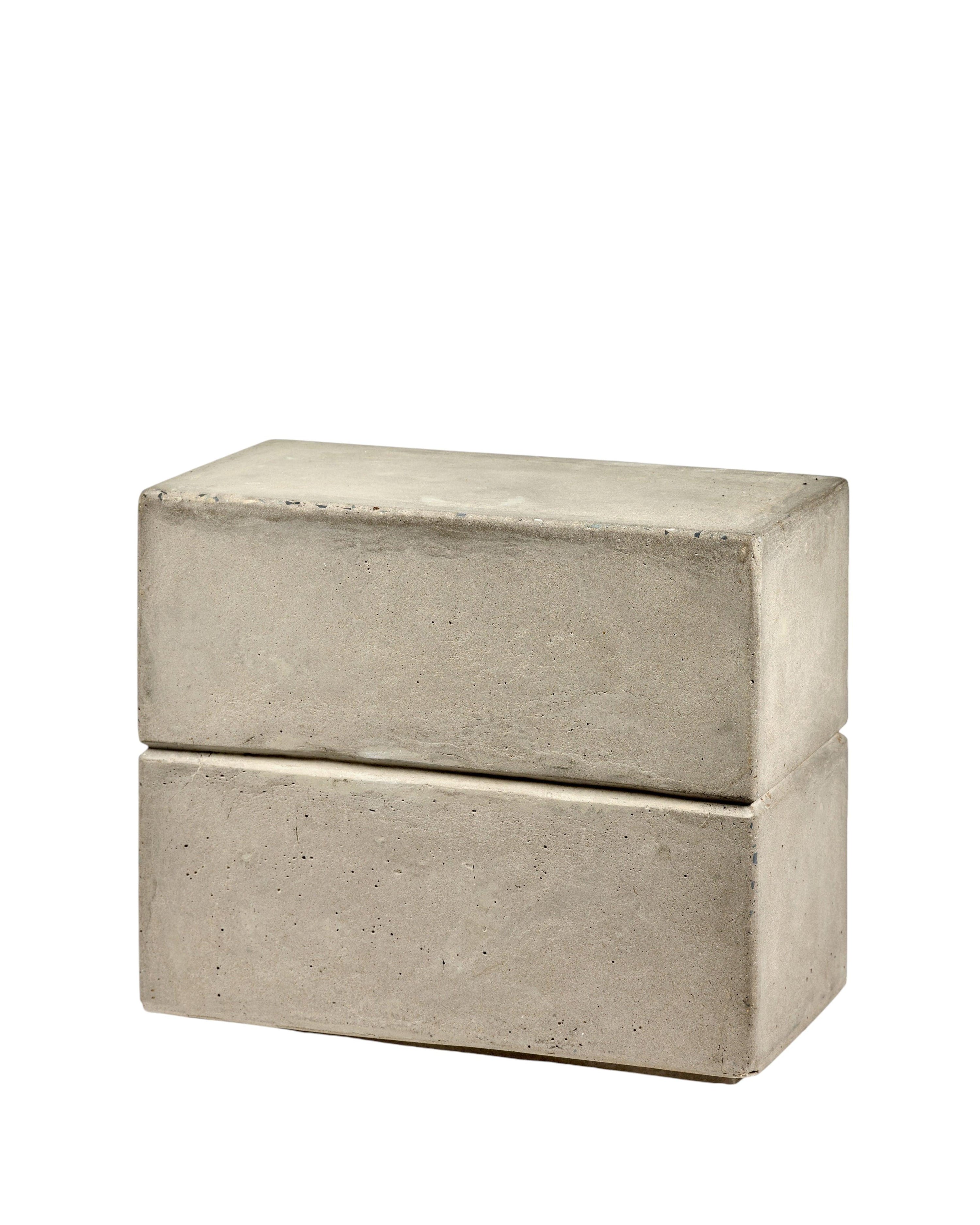 Rectangular Concrete Stool Pawn