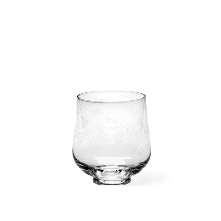 Glas 4er-Set Geschenkbox - Dark Viola Midnight Flowers – Serax x Marni