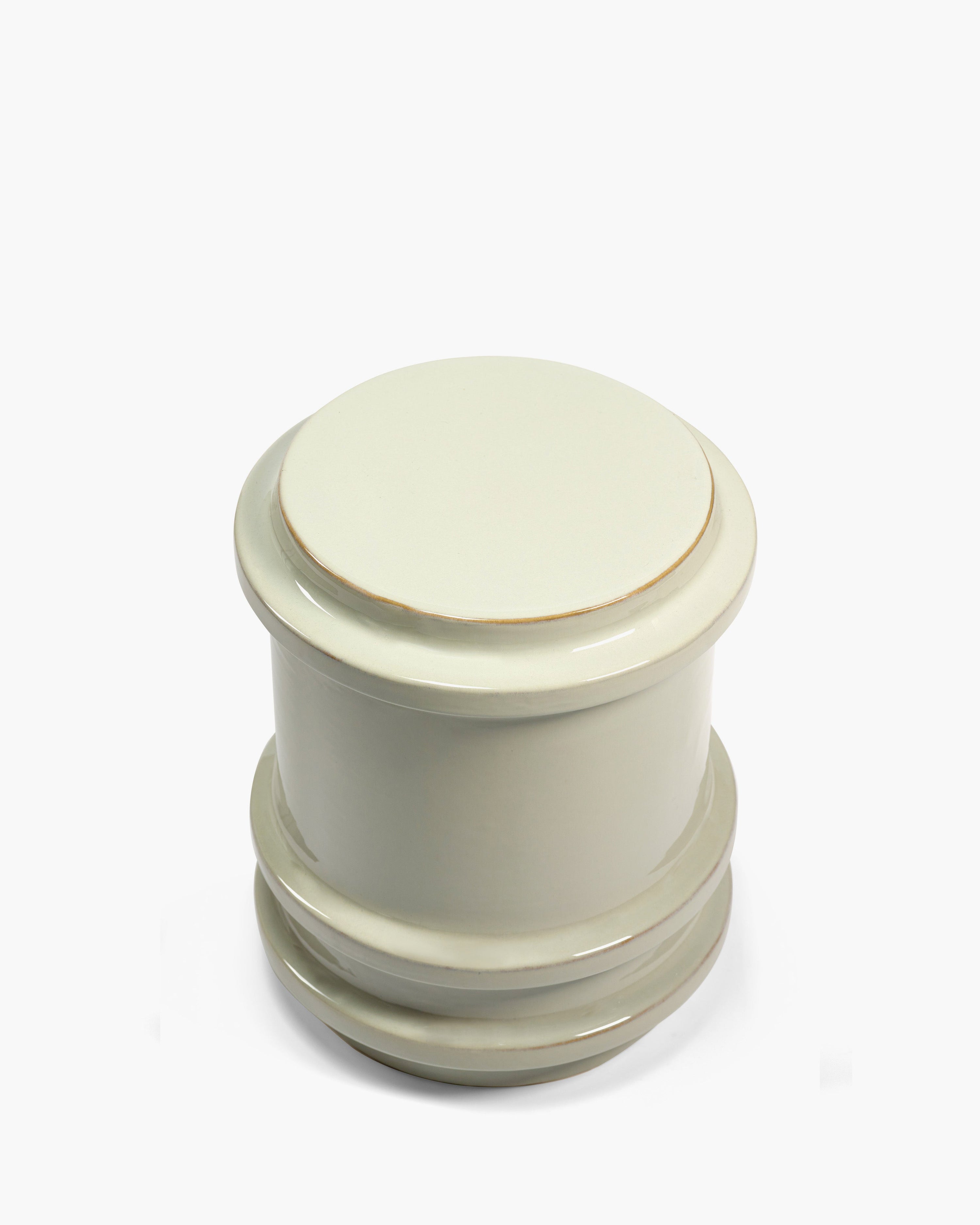 Side Table Gray Geometrical Pawn