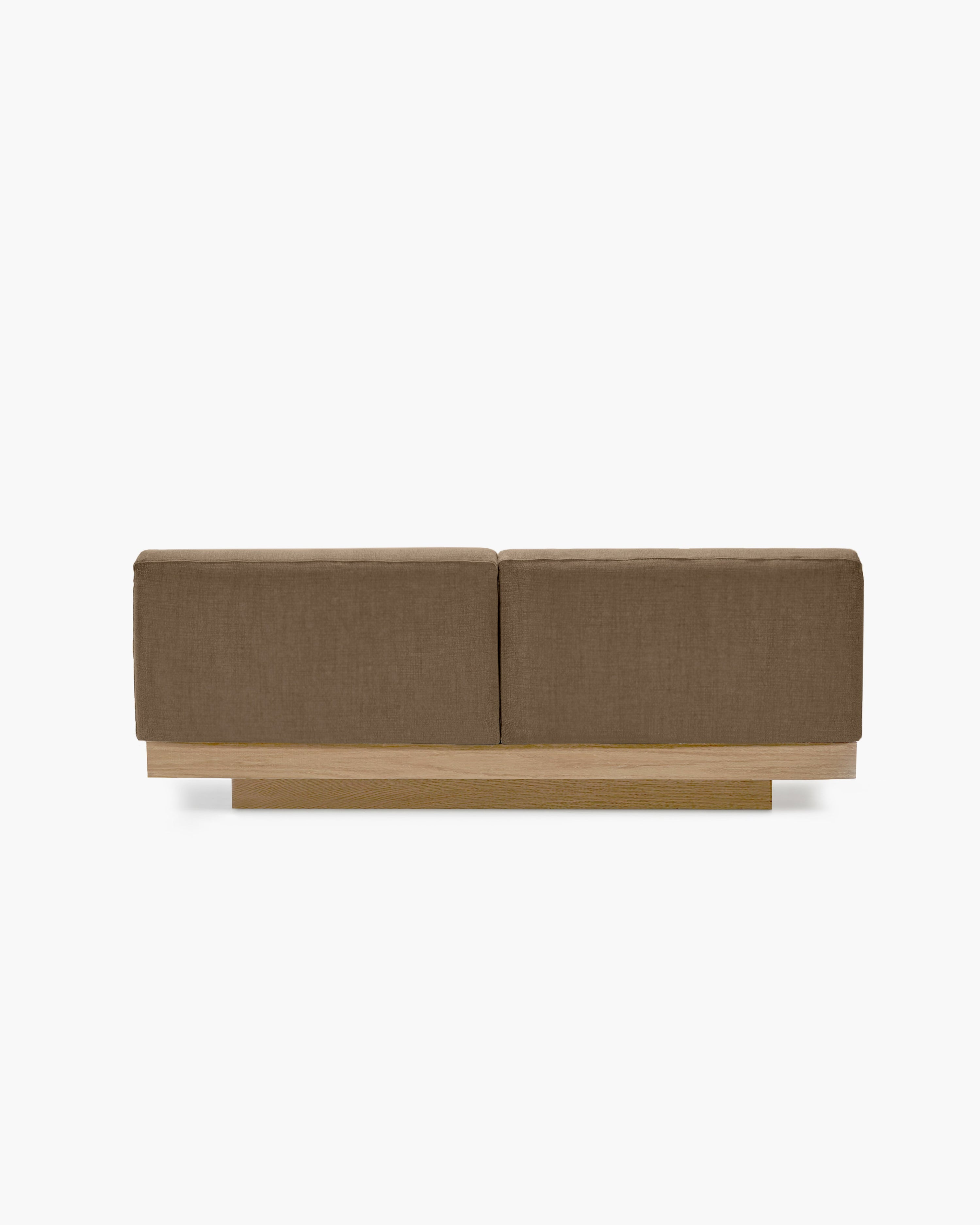 Bench Two Seater incl. Cushion Outdoor Camel Rudolph