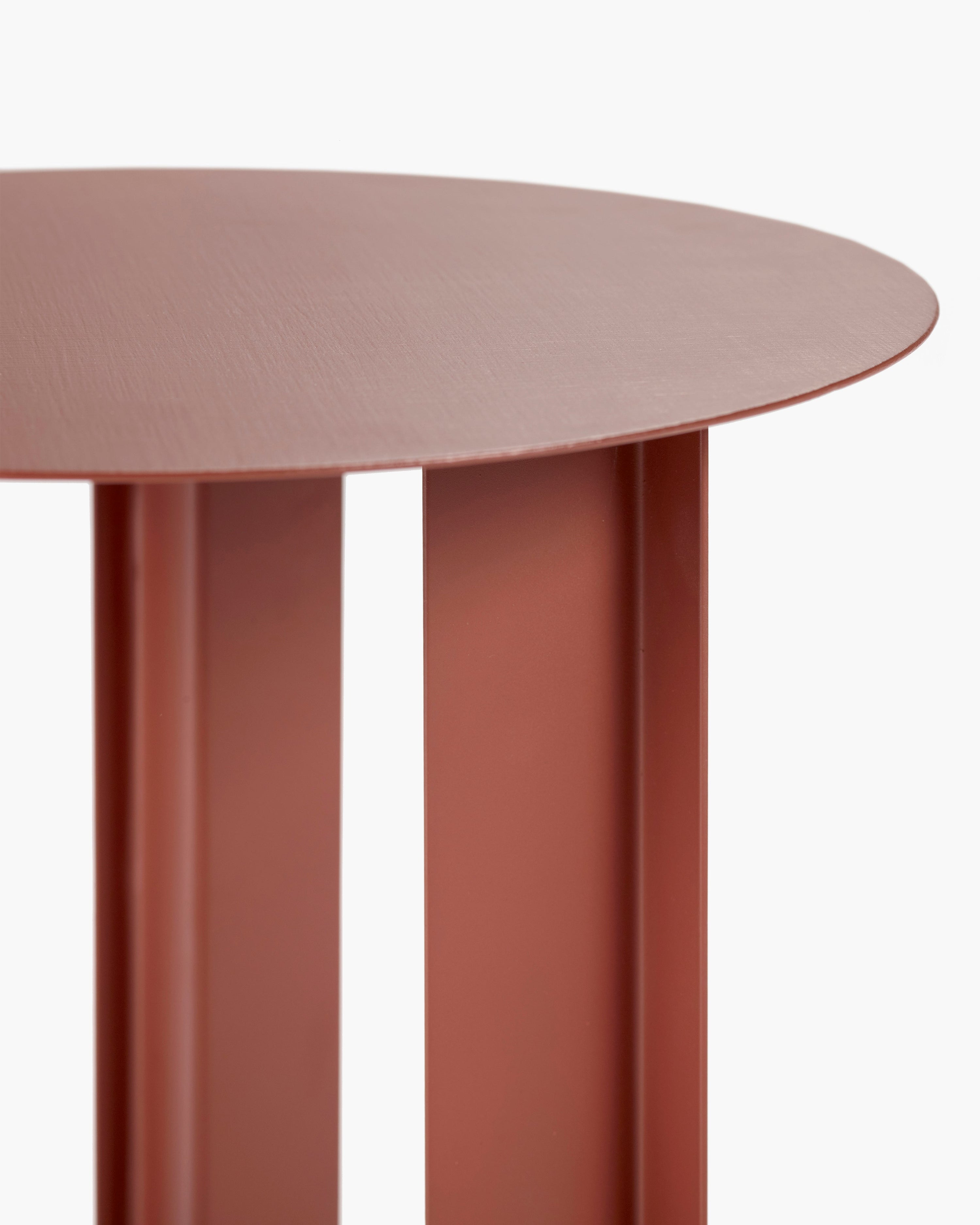 Side Table S Red Tubes