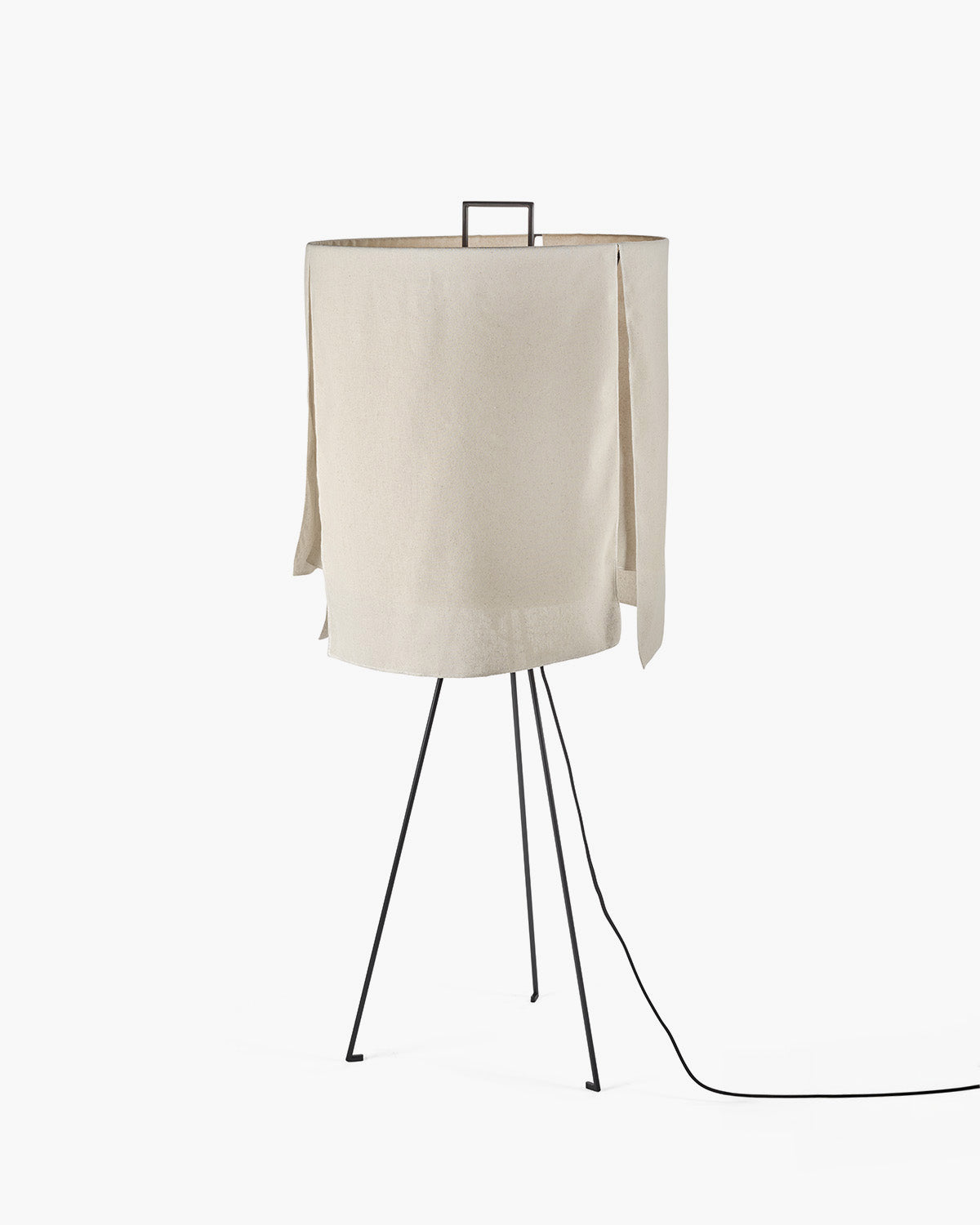 Standing Lamp M Black – Beige Nomad