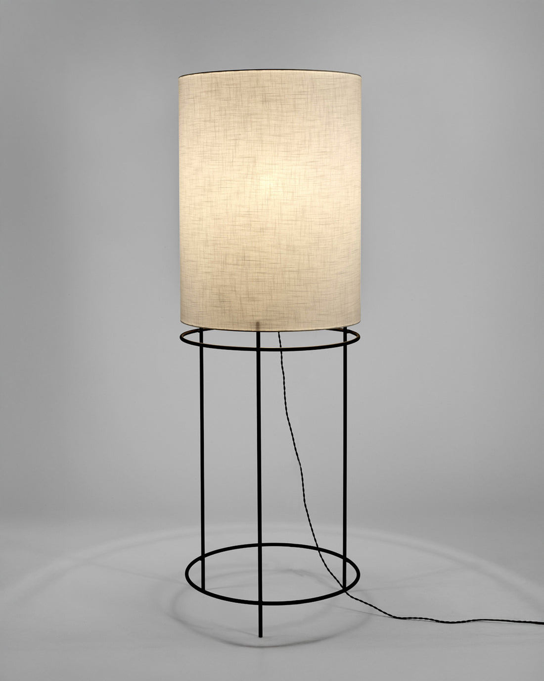 Stehleuchte Cylinder 03 Schwarz – Weiß