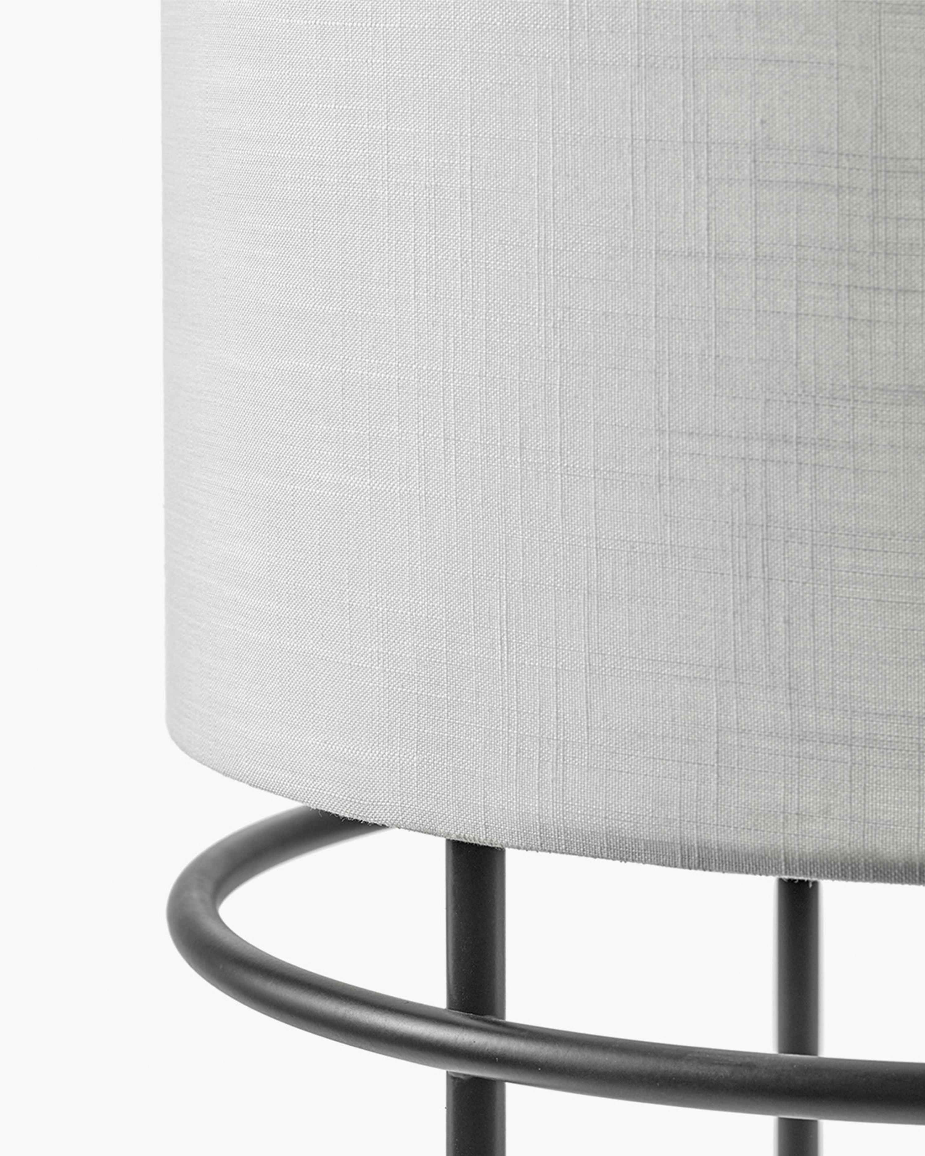 Floor Lamp Cylinder 03 Black – White