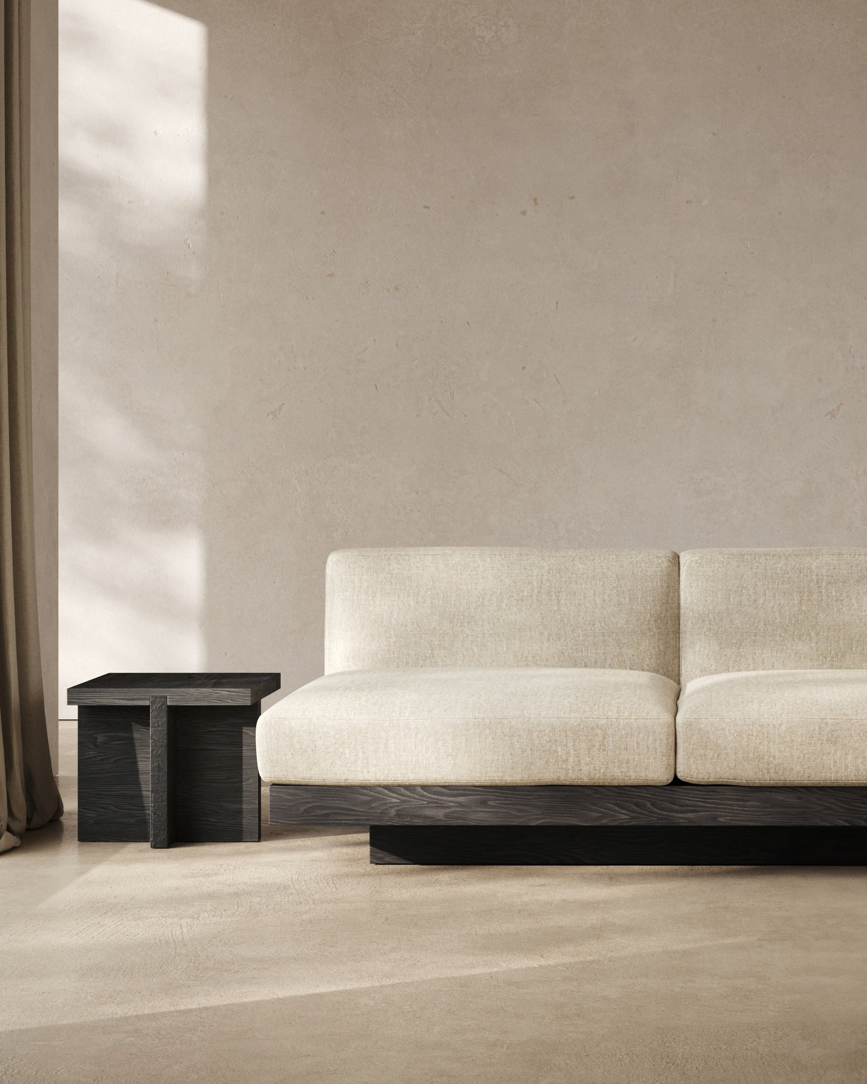 Side Table Square Black Rudolph