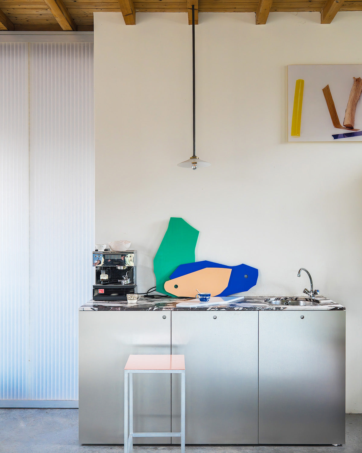 Schneidebretter Grün Blau Weiß Rosa 