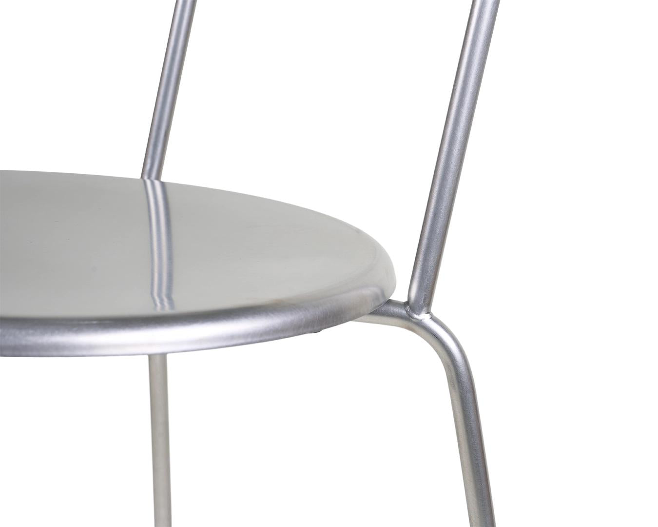 Petit Rond Chair – Stainless Steel