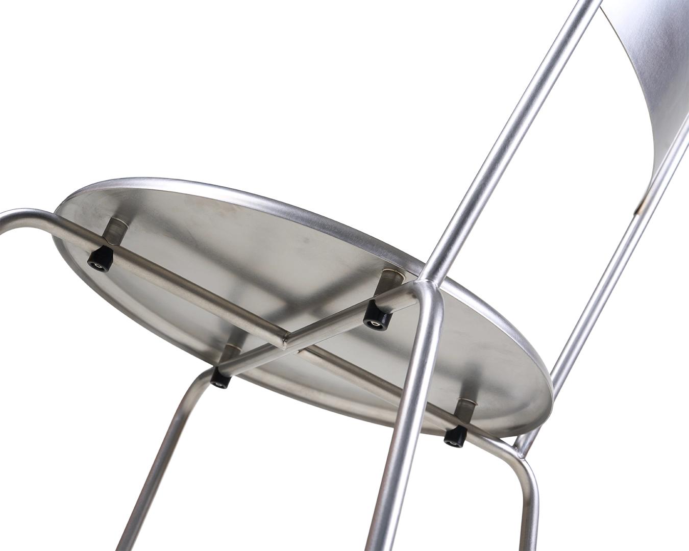Petit Rond Chair – Stainless Steel