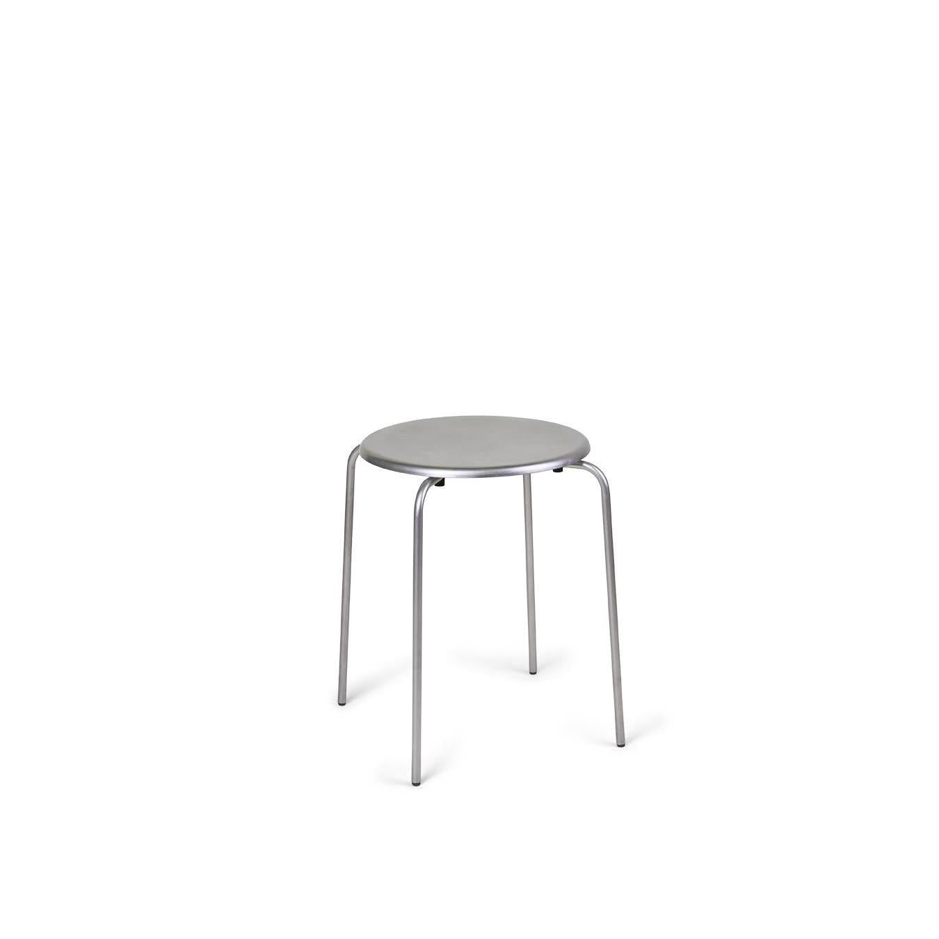 Petit Rond Stool – Stainless Steel
