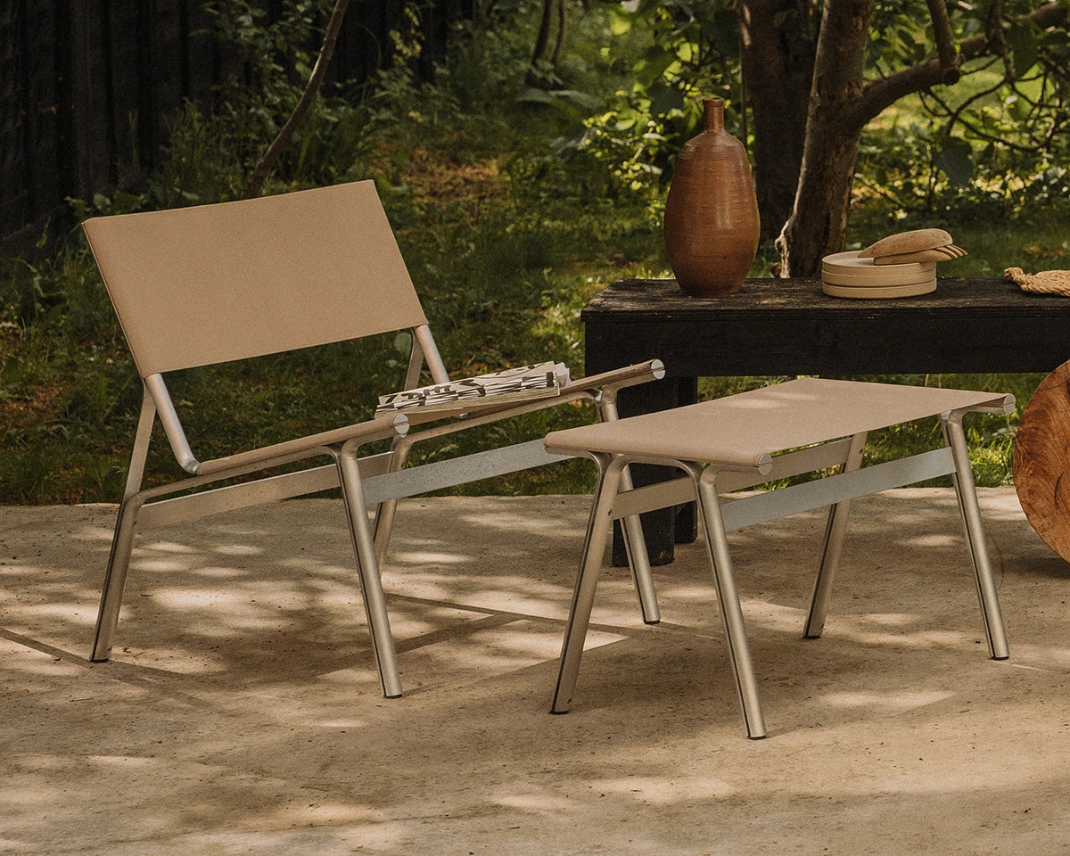 Union Stool – Aluminum / Sandstone Mesh