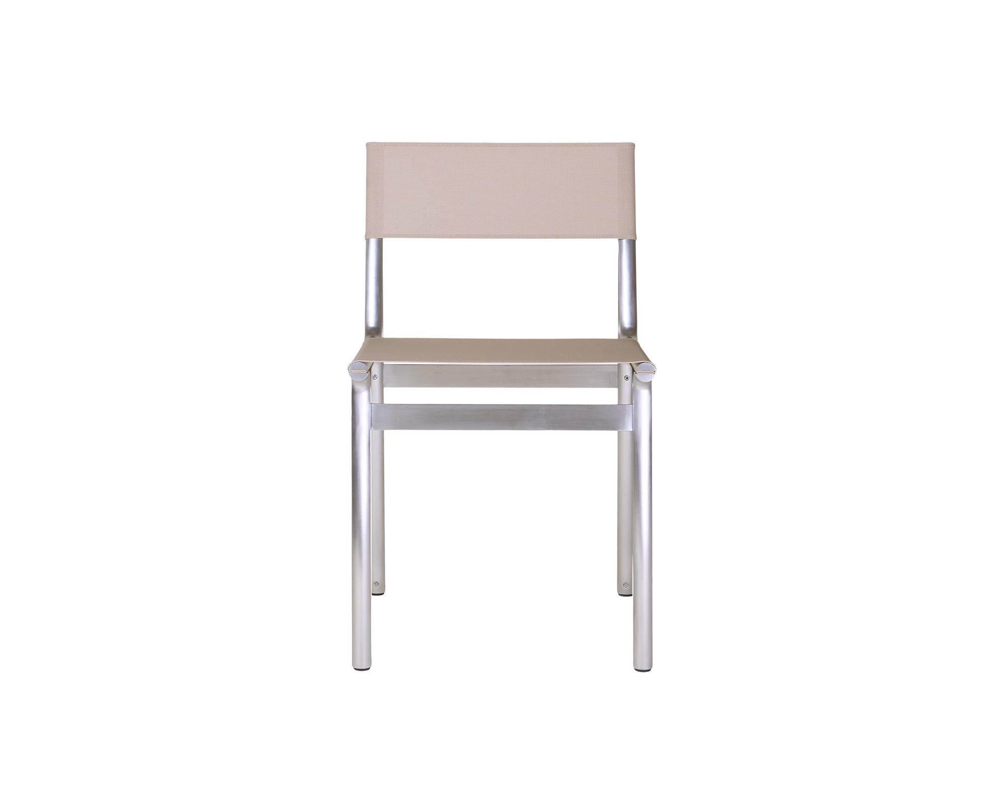 Union Chair – Aluminum / Sandstone Mesh