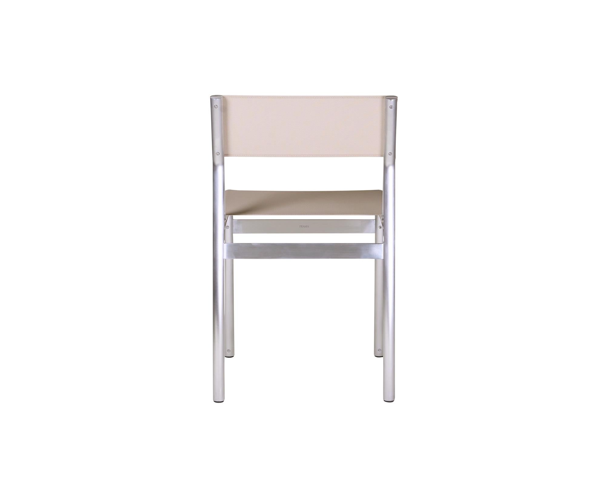 Union Chair – Aluminum / Sandstone Mesh