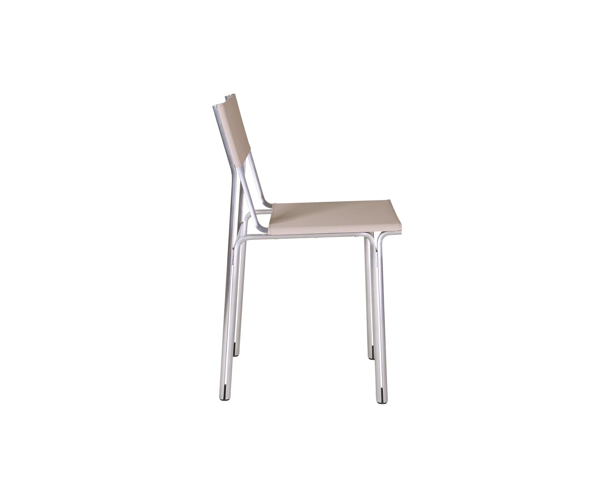 Union Chair – Aluminum / Sandstone Mesh