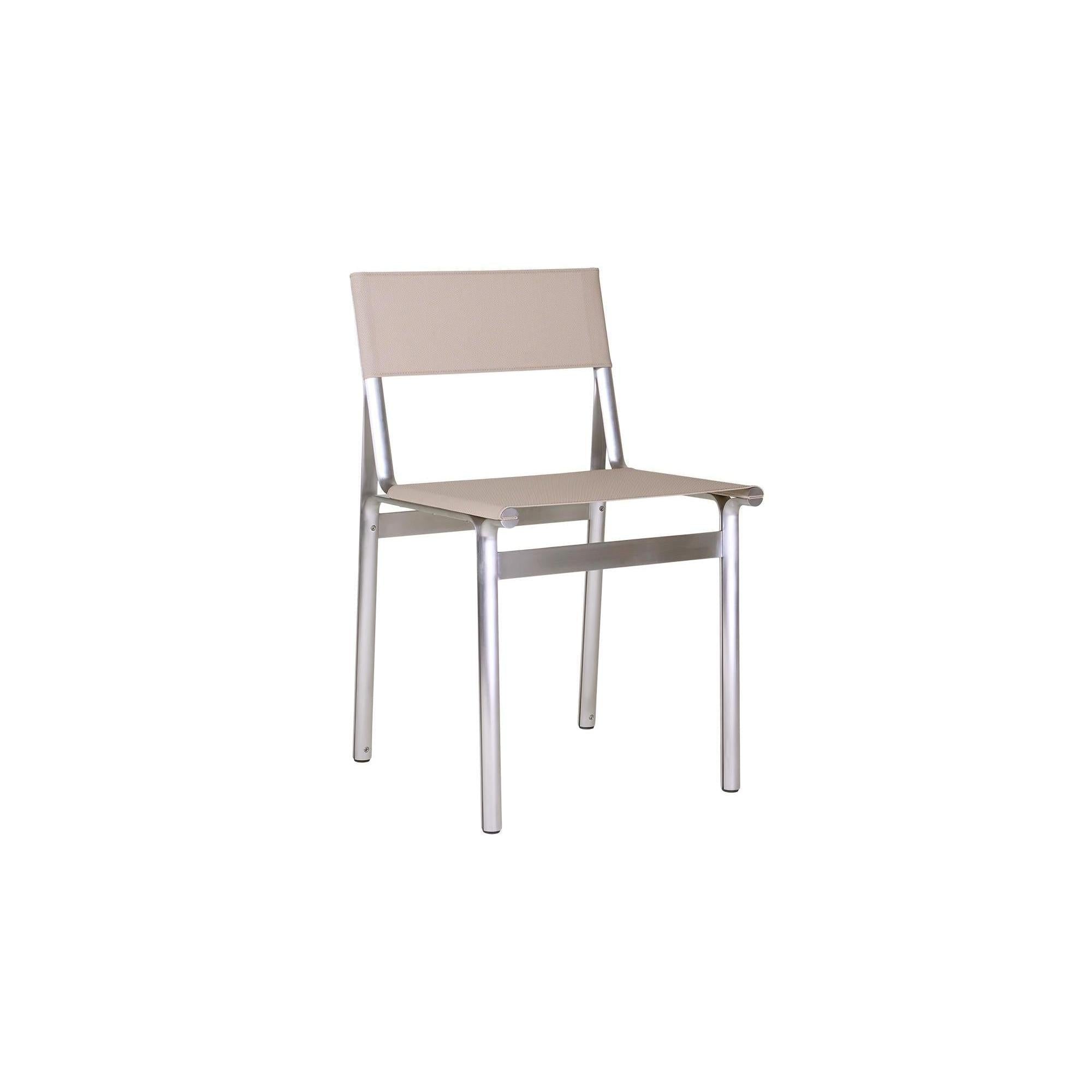 Union Chair – Aluminum / Sandstone Mesh