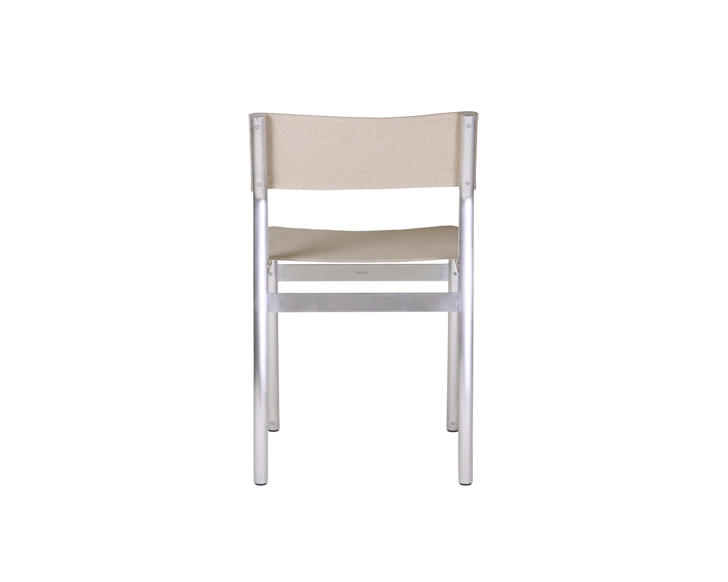 Union Chair – Aluminum / Sandstone Linen