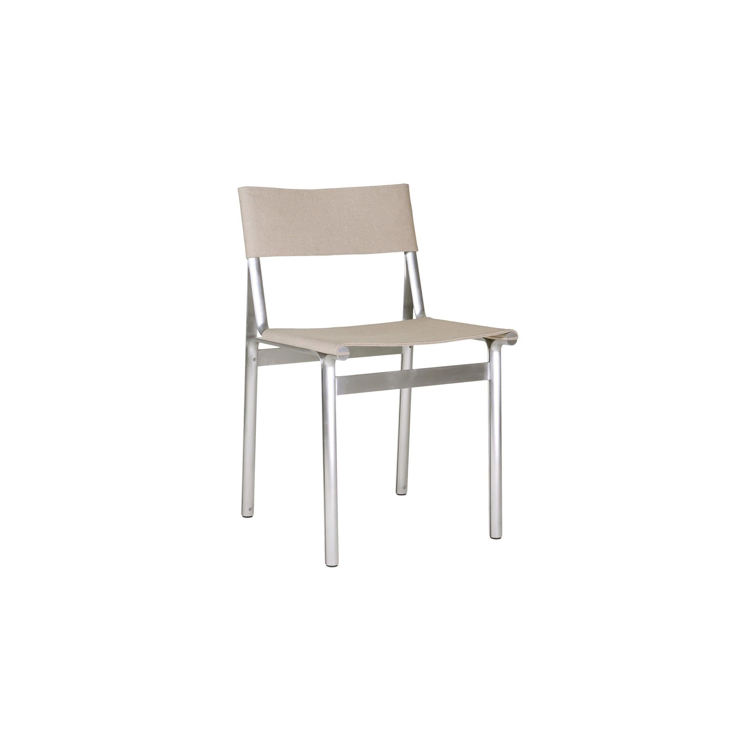 Union Chair – Aluminum / Sandstone Linen