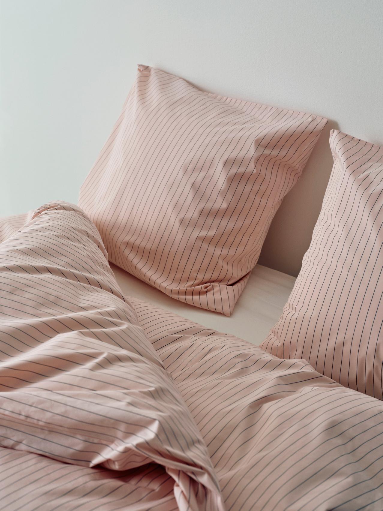 Fineline Duvet Cover - Soft Pink