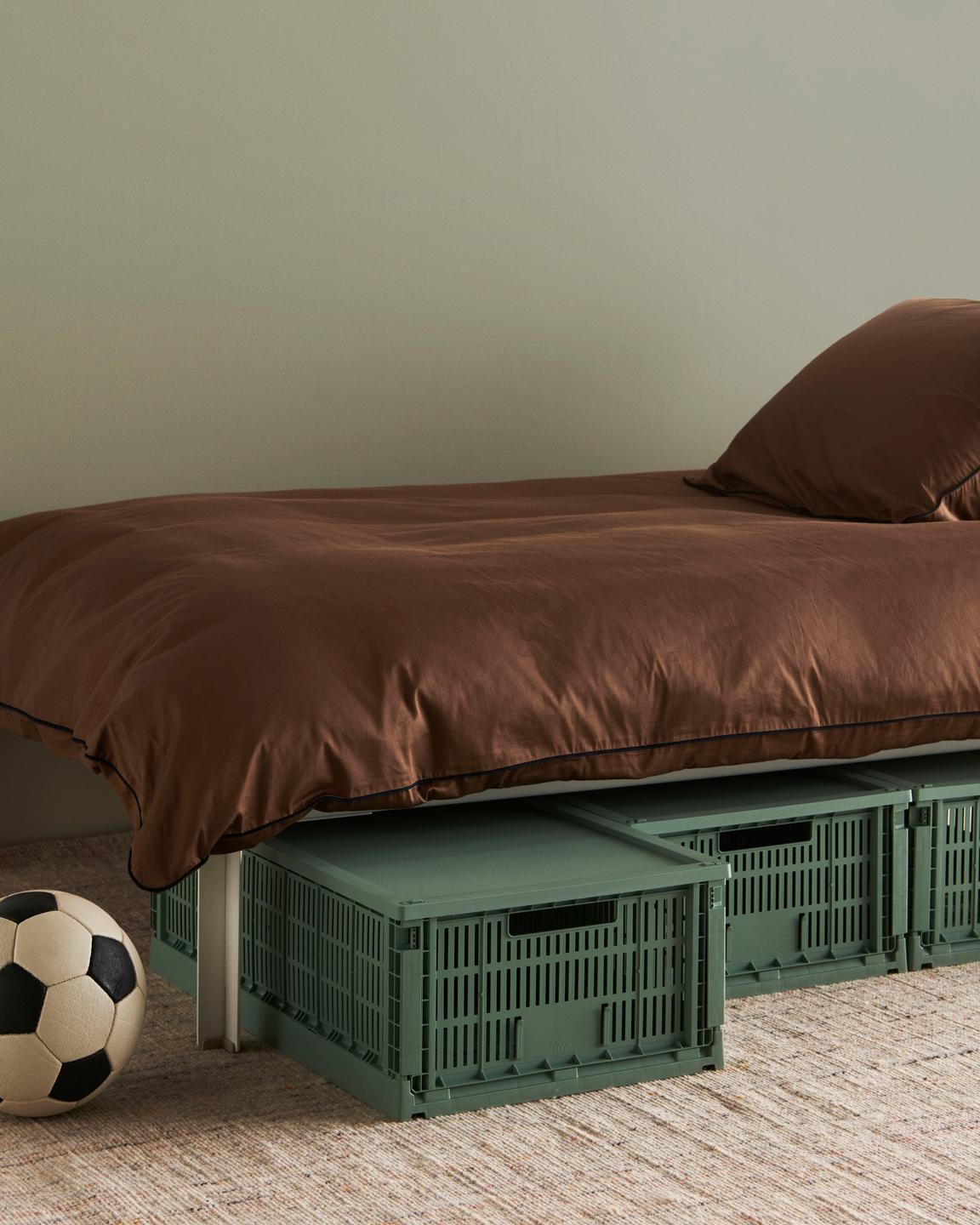 Outline Duvet Cover - Milk Chocolate