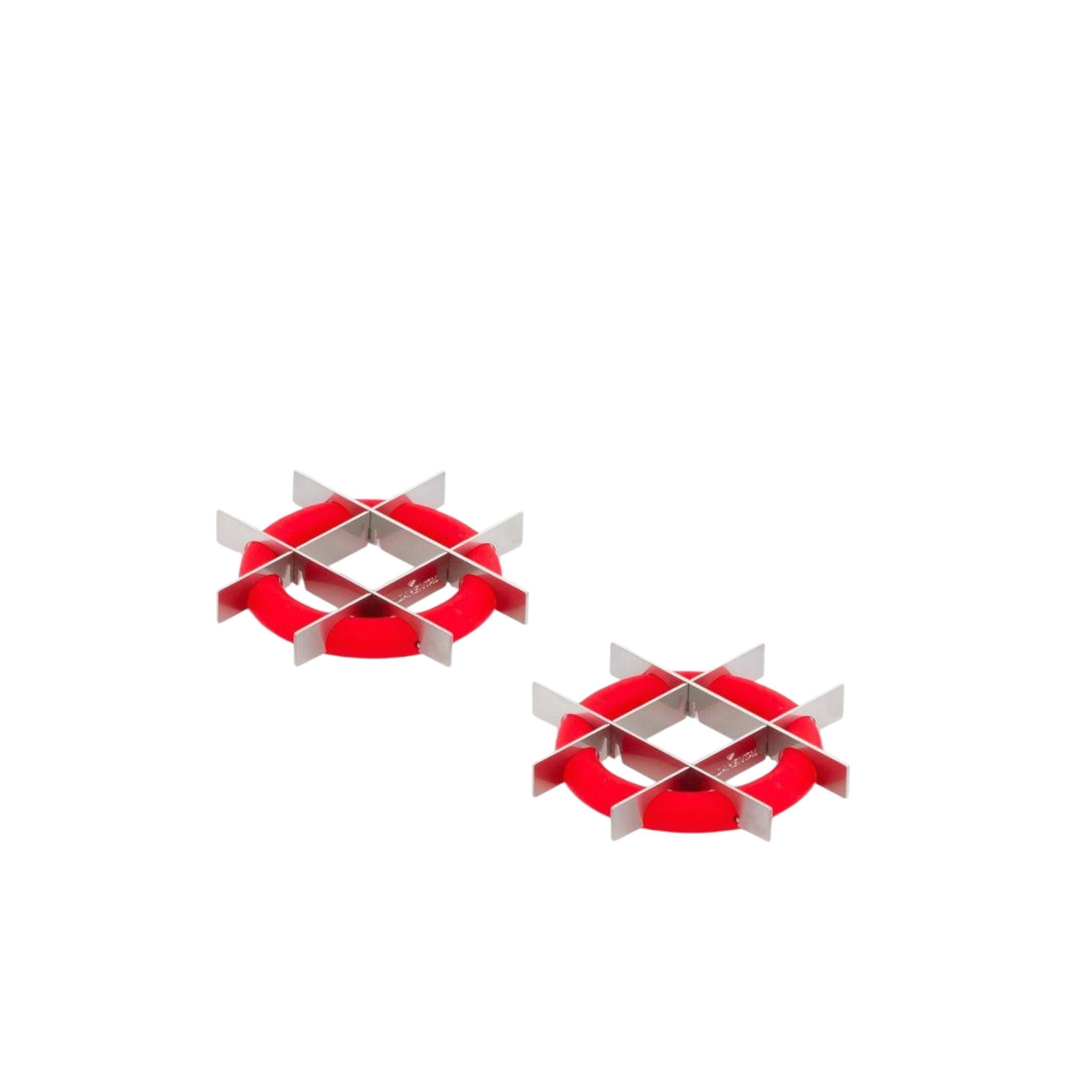 Hover – 2 Untersetzer – Rot