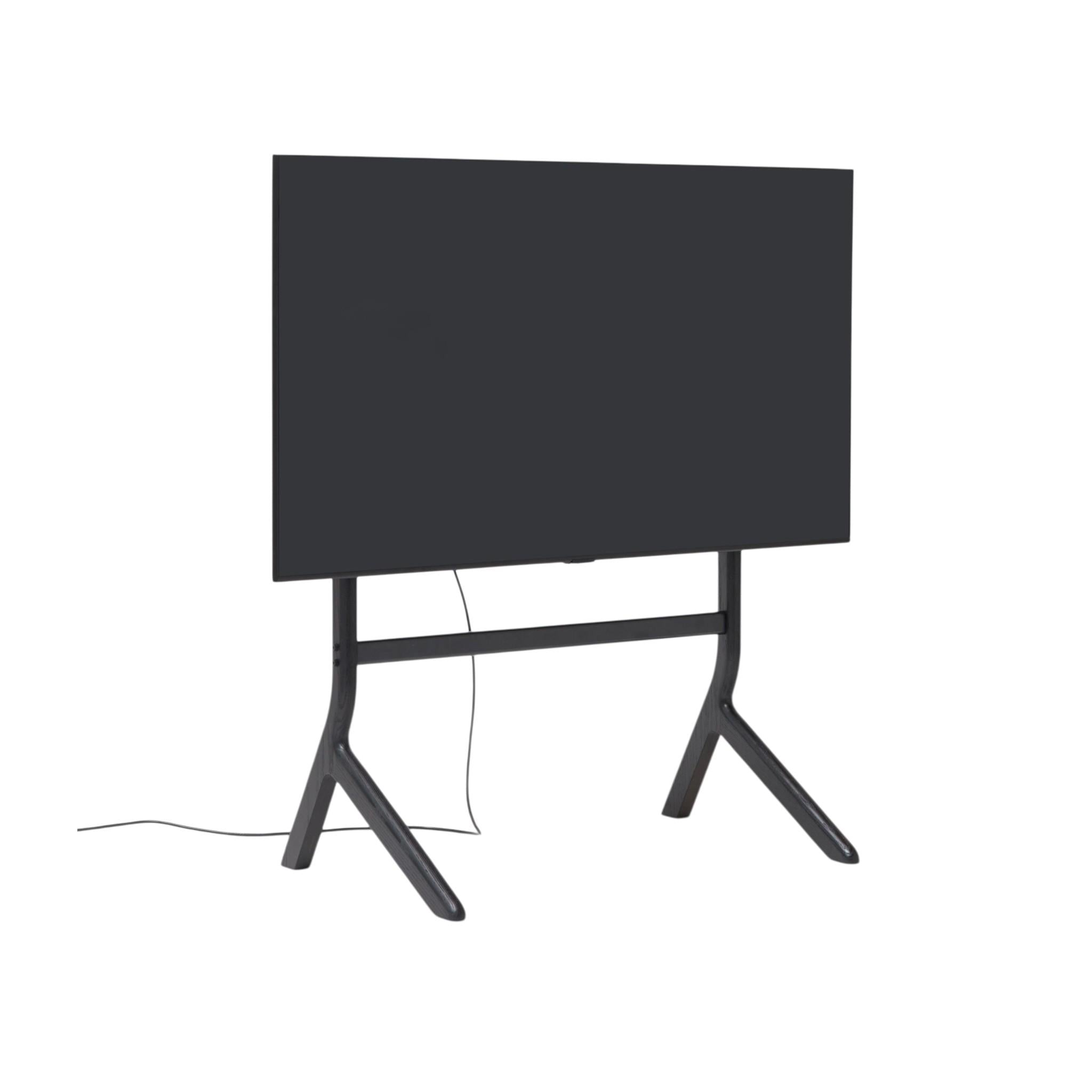 Hopper TV Stand - Black Oak