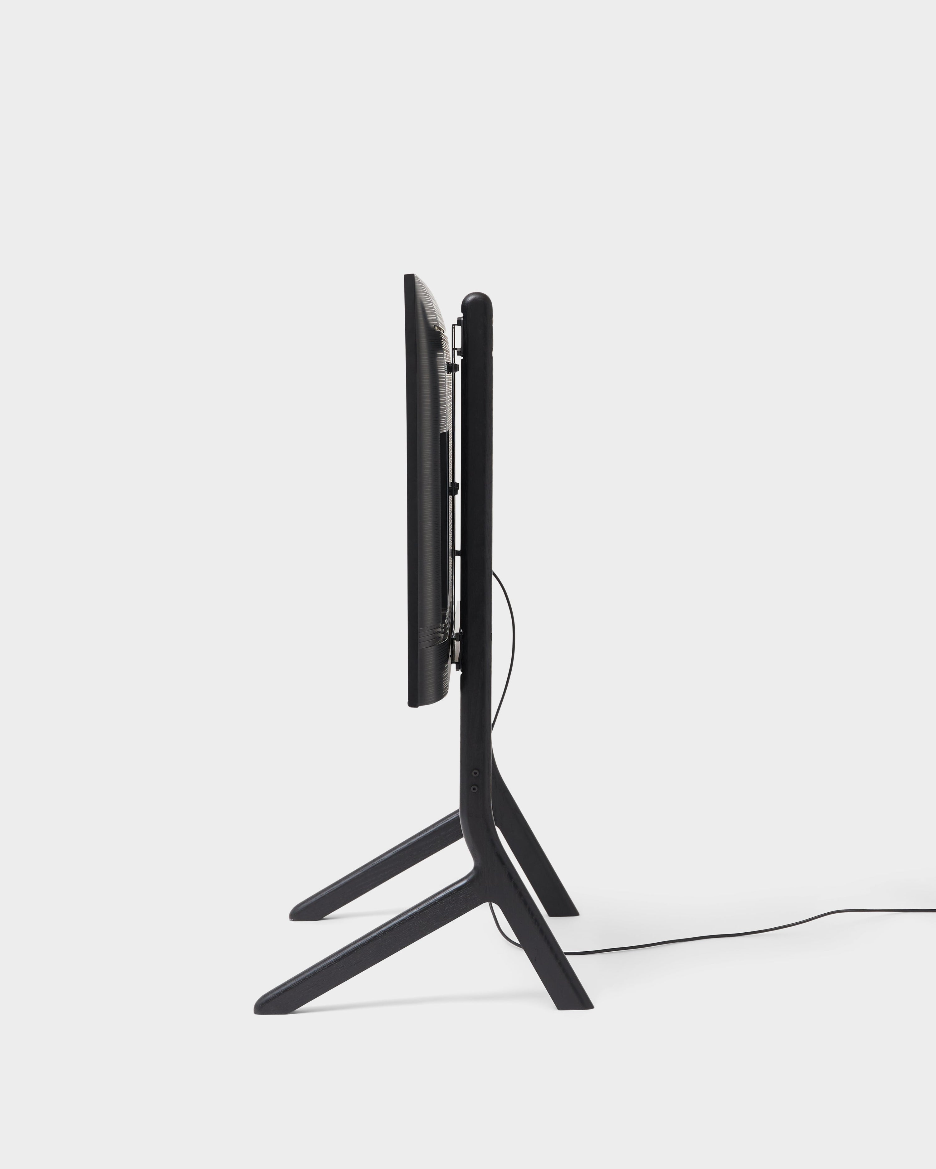 Hopper TV Stand - Black Oak