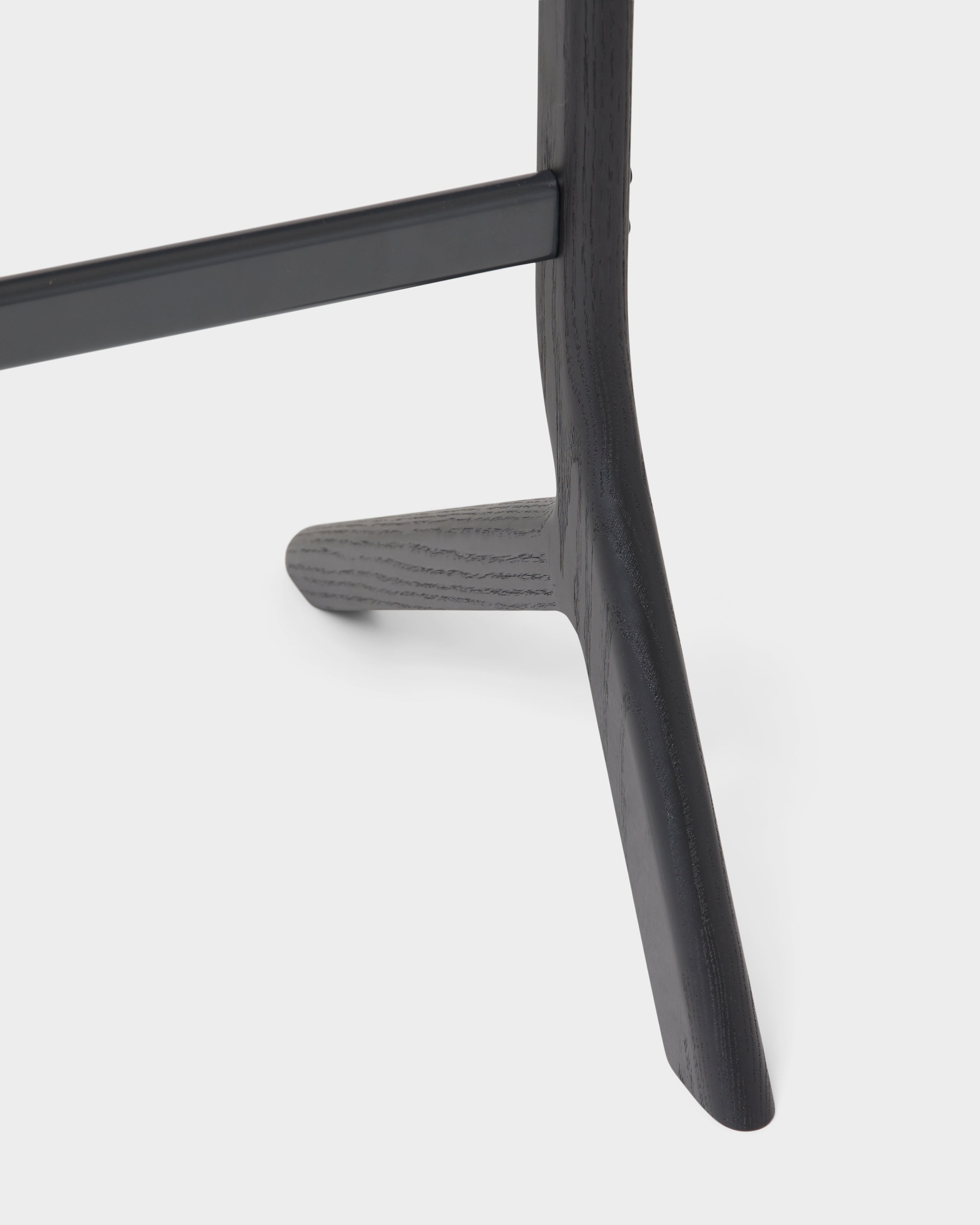 Hopper TV Stand - Black Oak