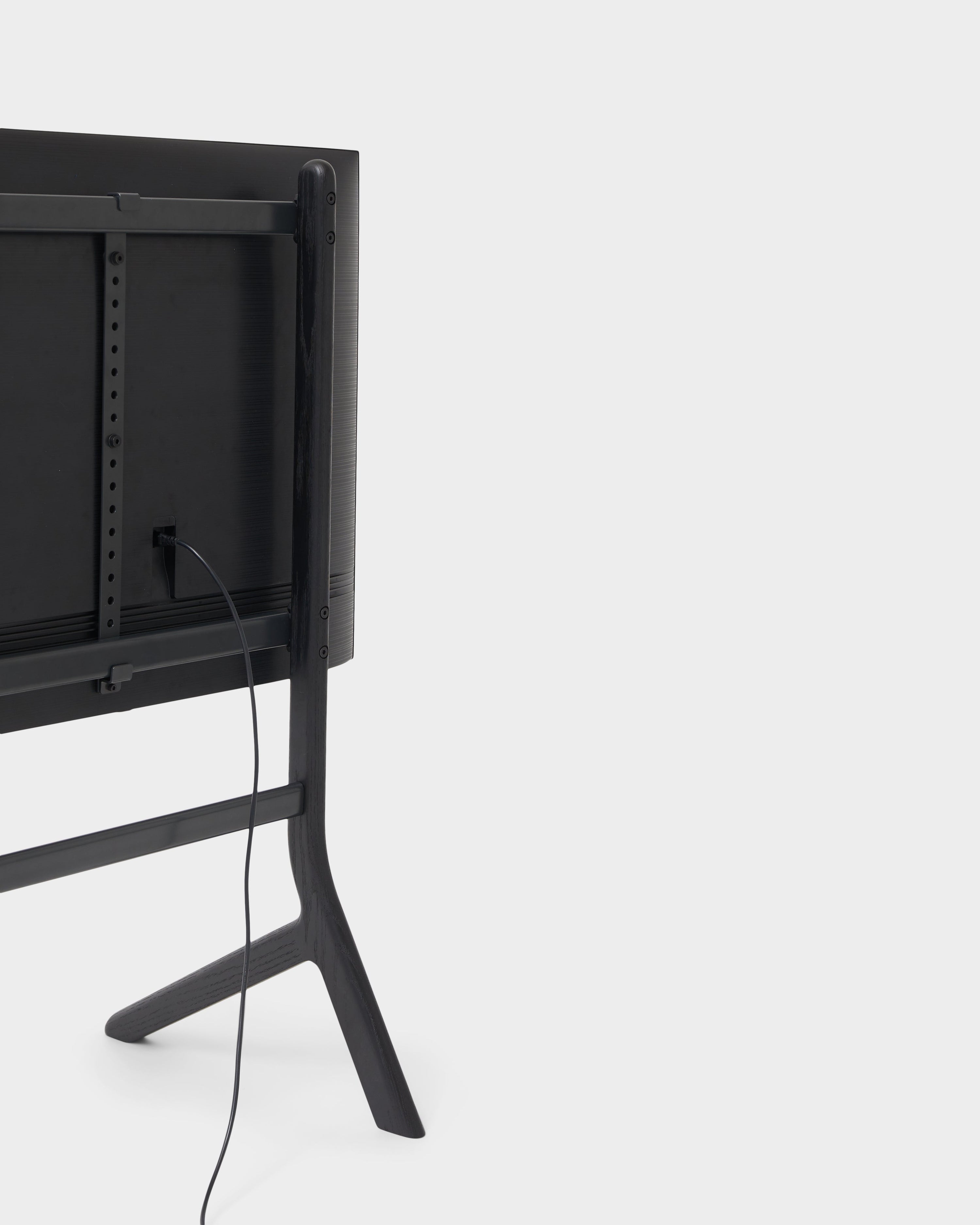 Hopper TV Stand - Black Oak
