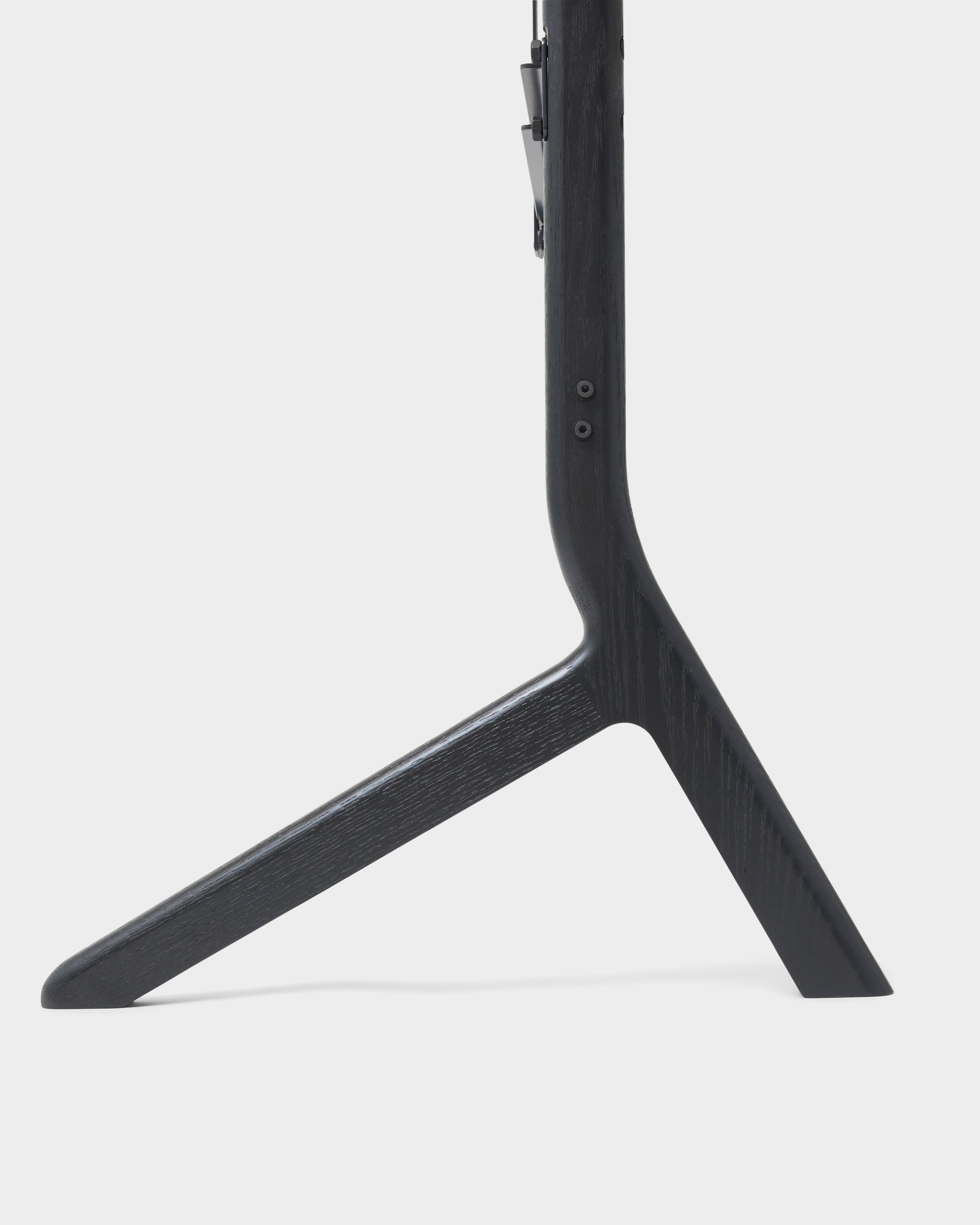 Hopper TV Stand - Black Oak