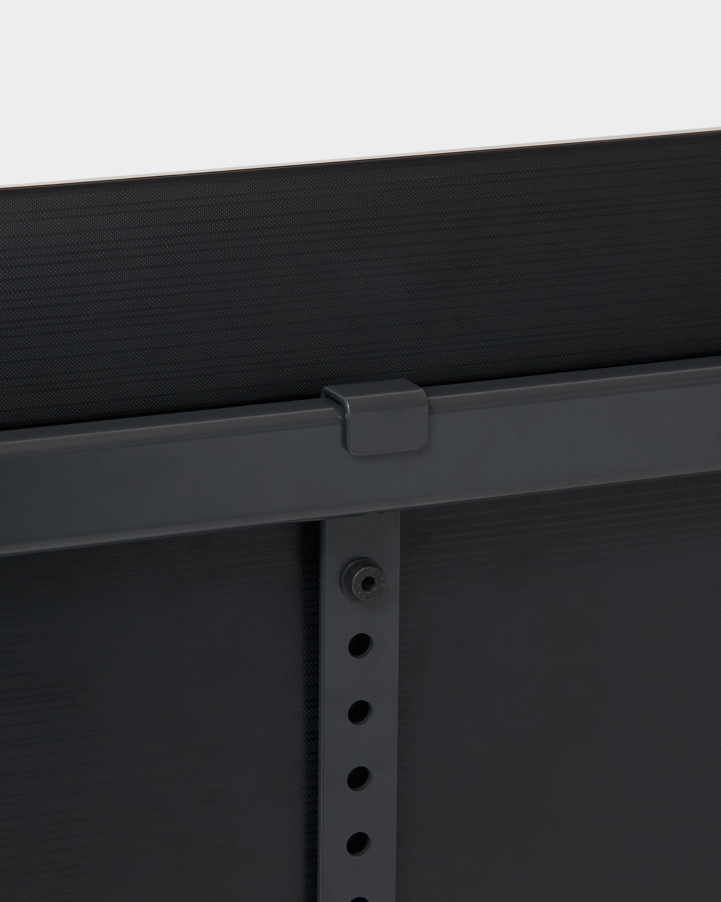 Hopper TV Stand - Black Oak