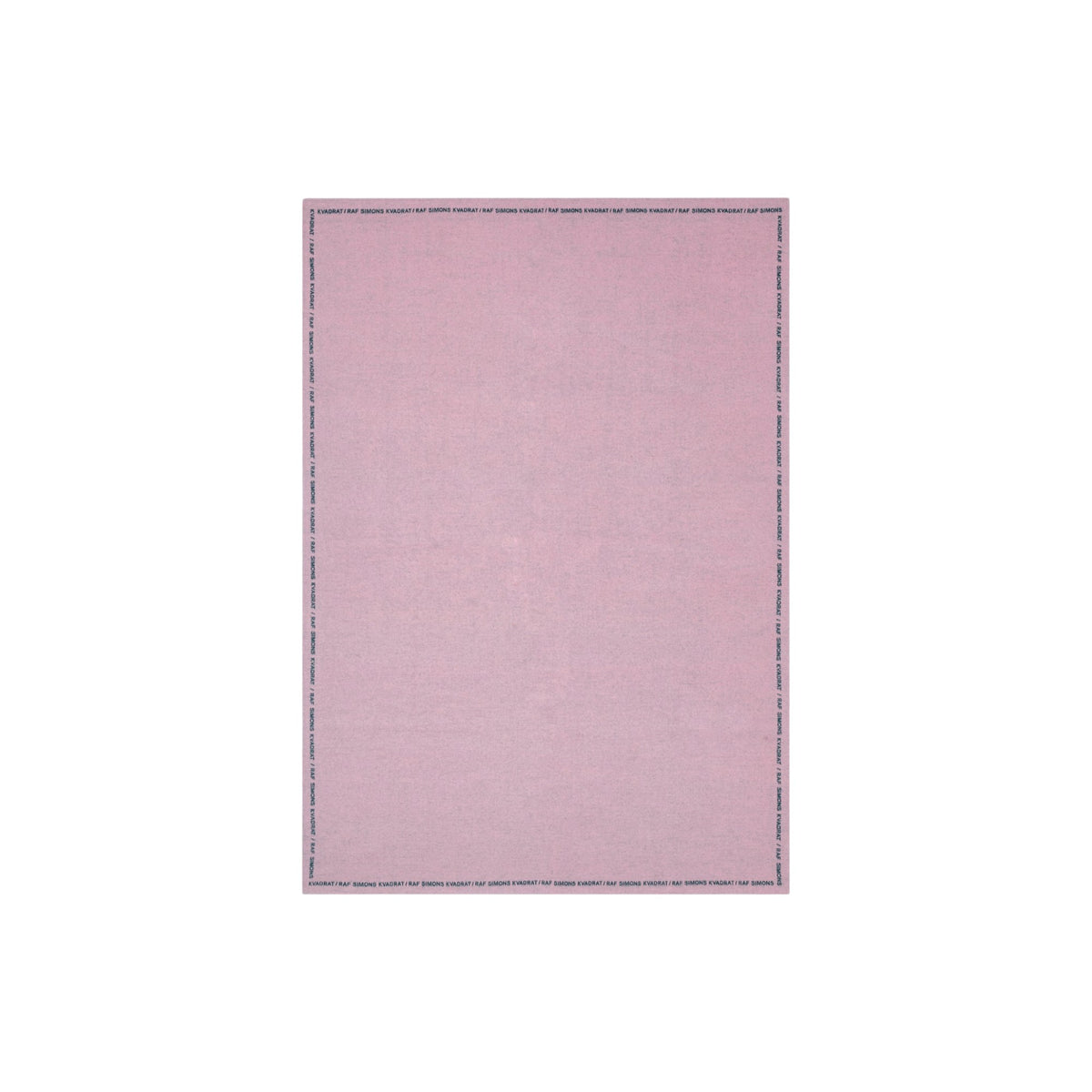 Double Face Wool Throw - Pink/Dark Green - Decken - Kvadrat/Raf Simons