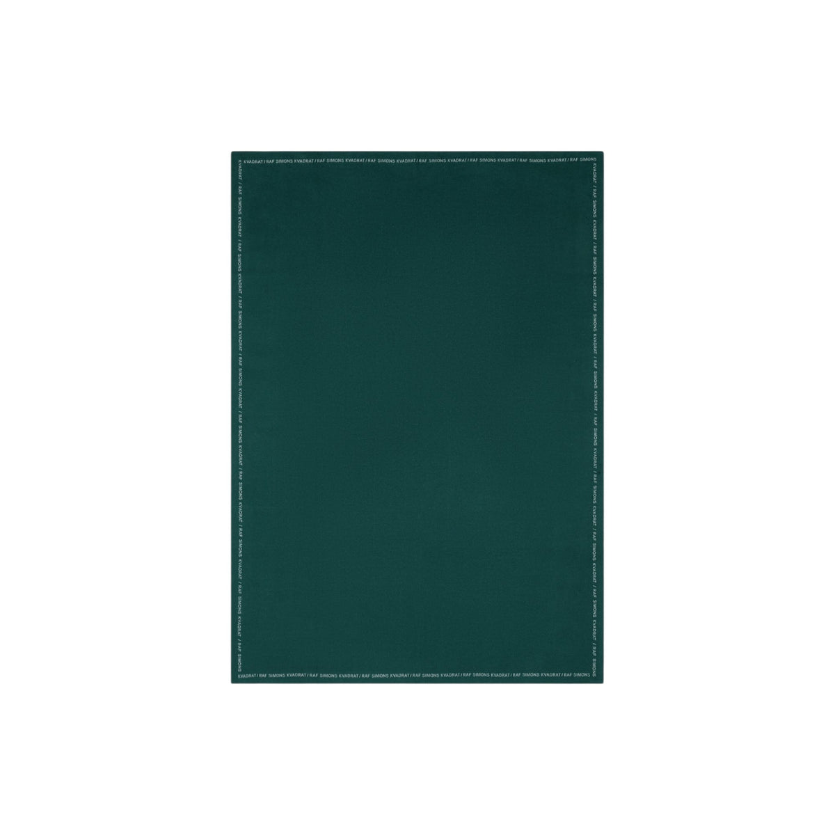 Double Face Wool Throw - Dark Green/Pink - Decken - Kvadrat/Raf Simons