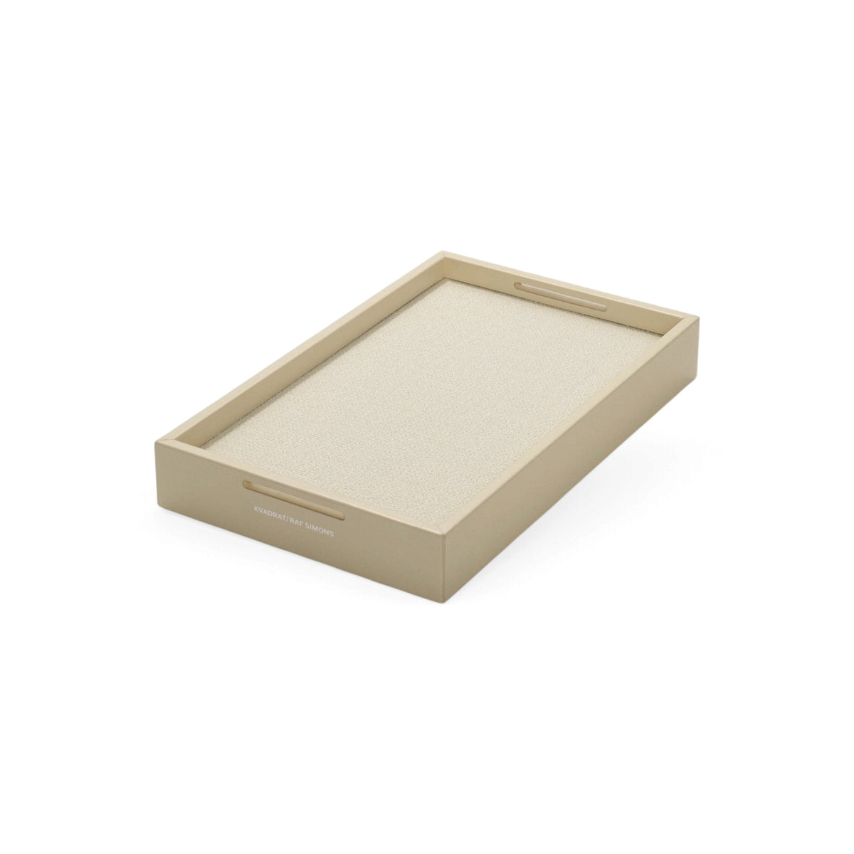 Leather Mirror Tray - Off White - Mirrors - Kvadrat/Raf Simons