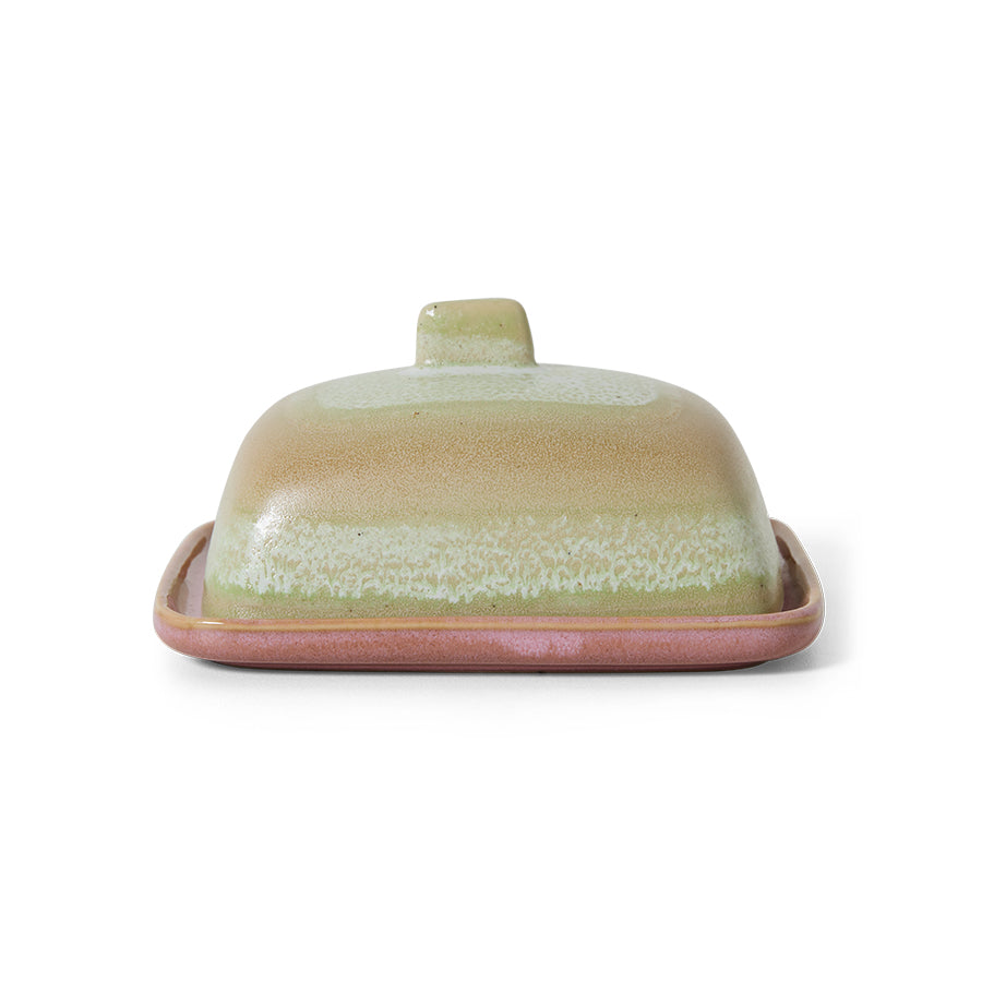 70s Ceramics – Butter Dish, Skyline