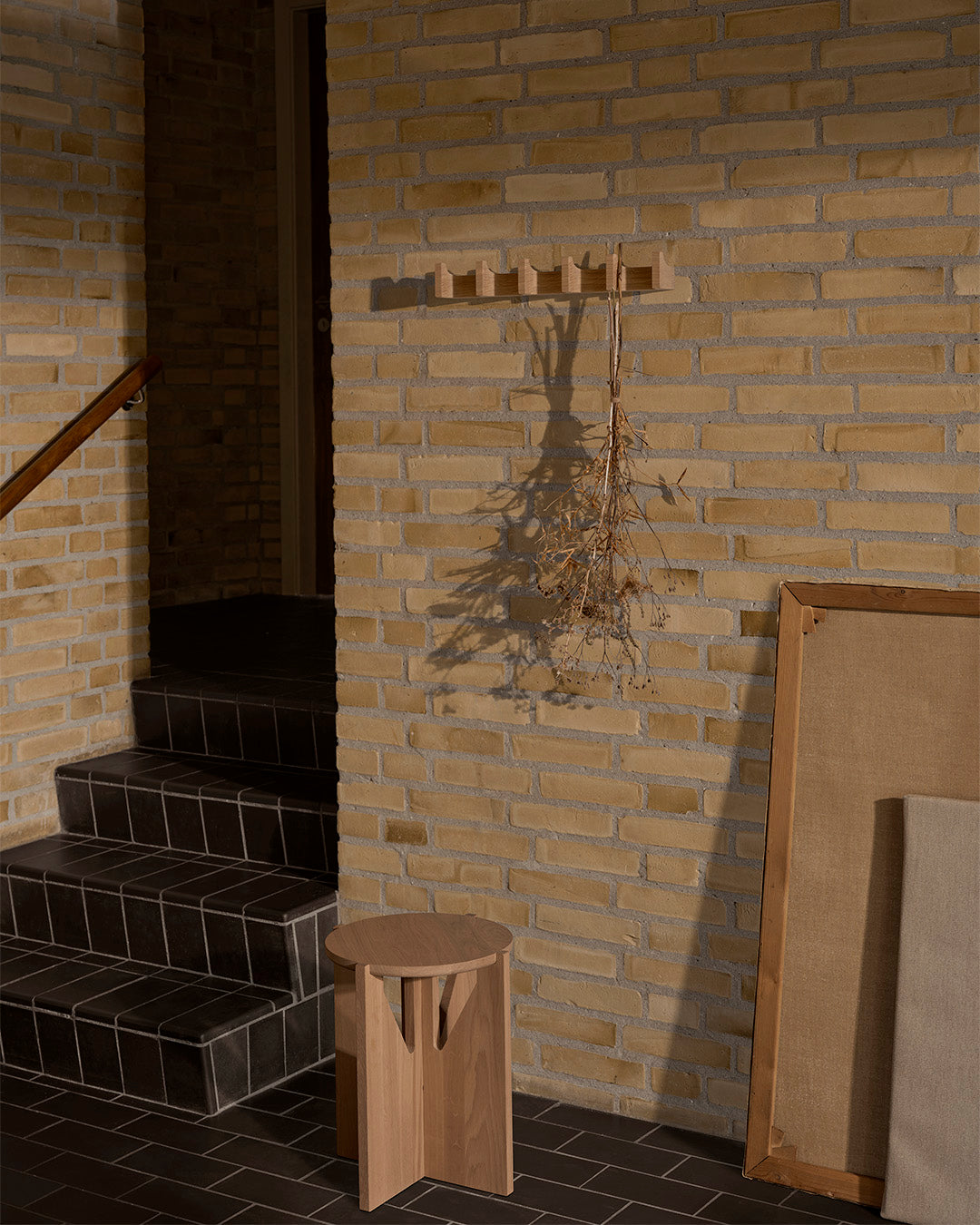 Column Coat Rack L – Light Oak