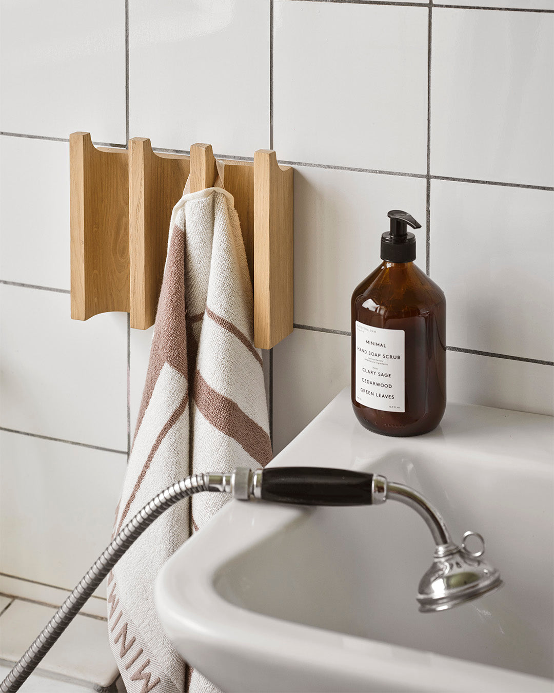 Column Coat Rack S – Light Oak