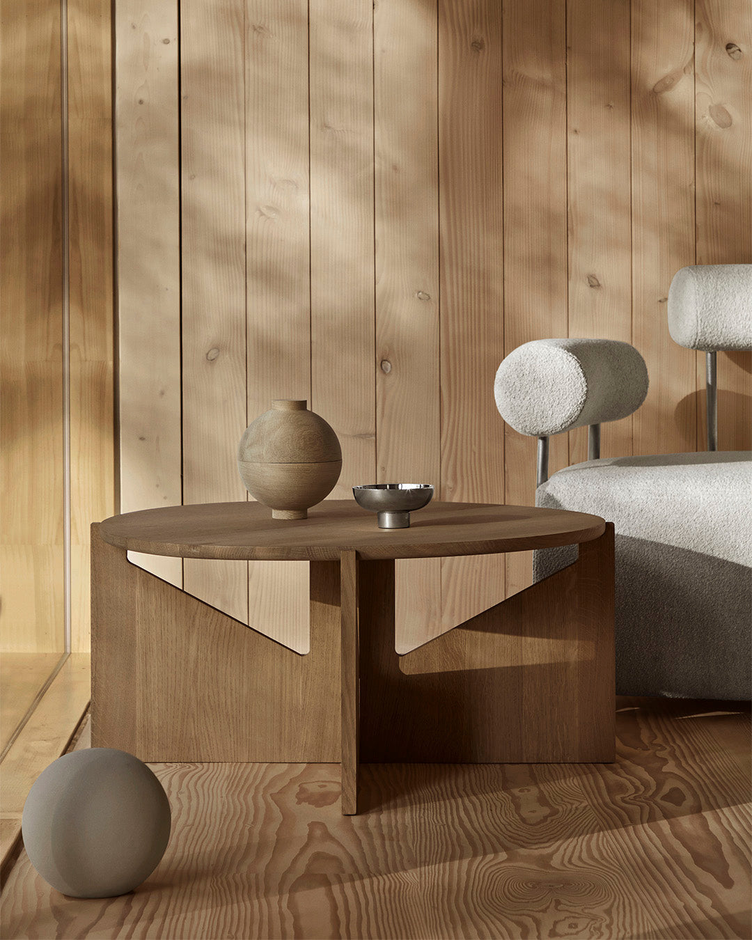 Kristina Dam Studio - Simple Coffee Table – Warm Oak